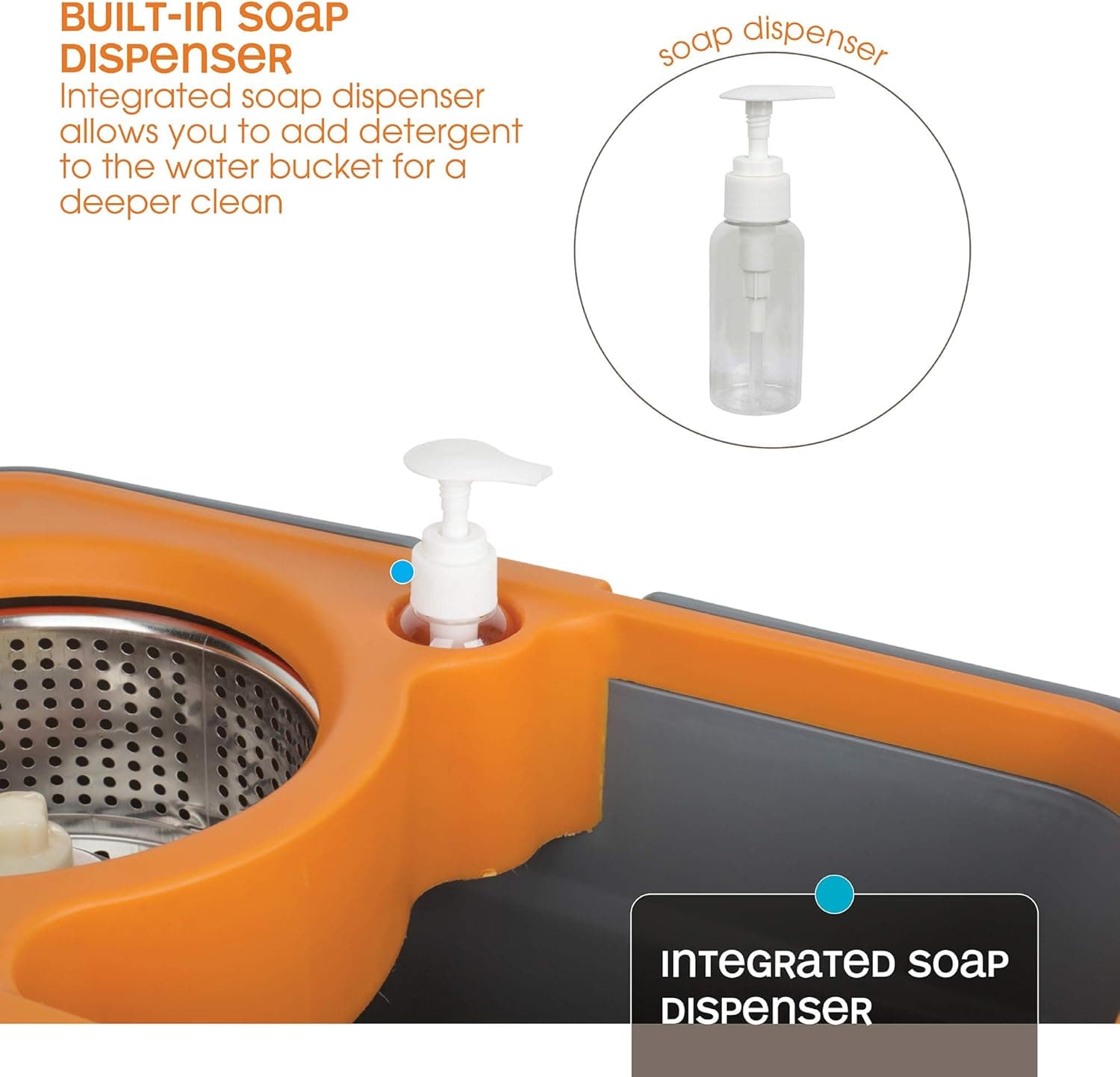 Casabella Microfiber Spin Mop and Bucket System thumbnail 5