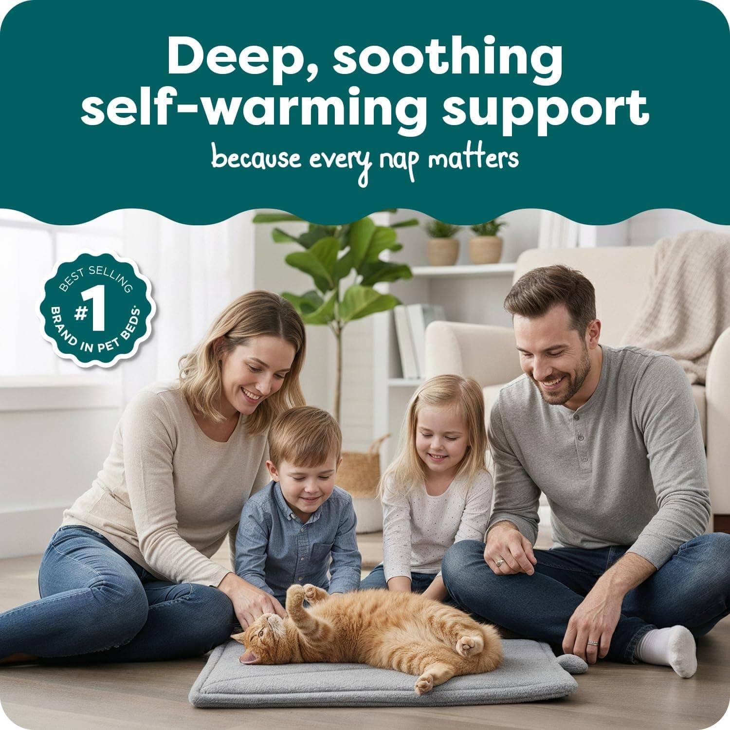 FurHaven ThermaNAP Self-Warming Cat Bed Mat thumbnail 2