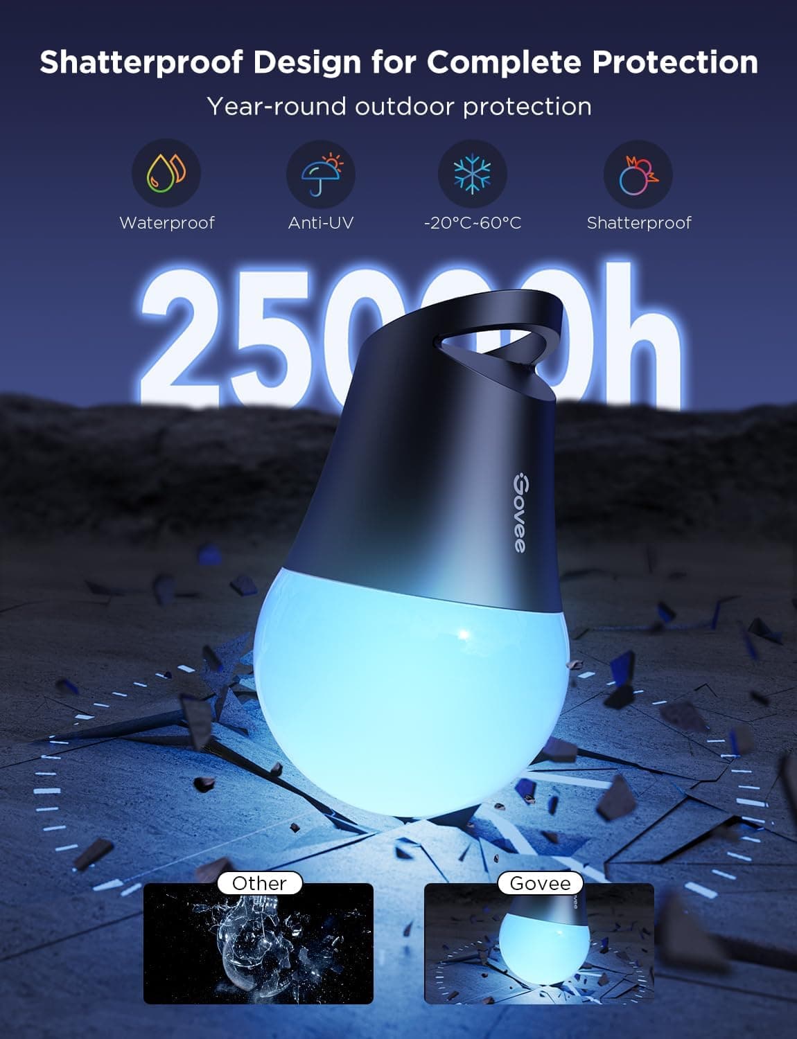 Govee Smart Outdoor String Lights 2 144ft thumbnail 3