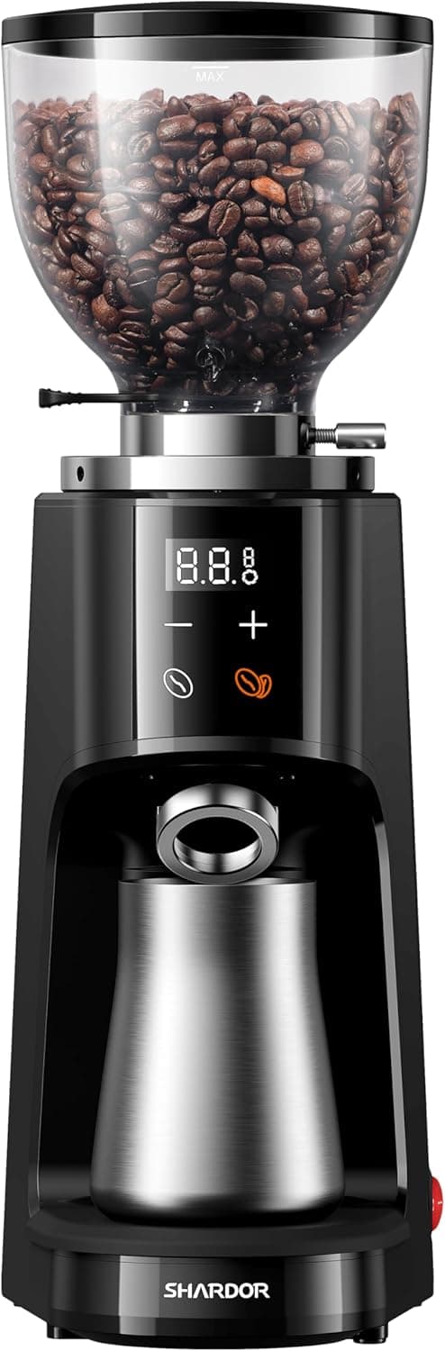 SHARDOR Professional 64mm Flat Burr Coffee Grinder