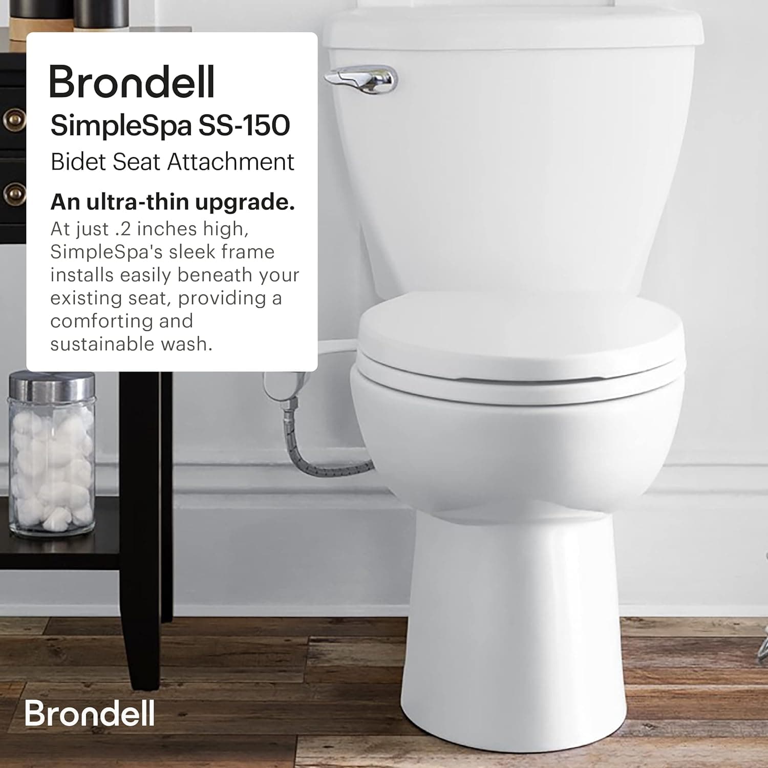 Brondell SimpleSpa Thinline SS-150 Bidet Attachment thumbnail 2