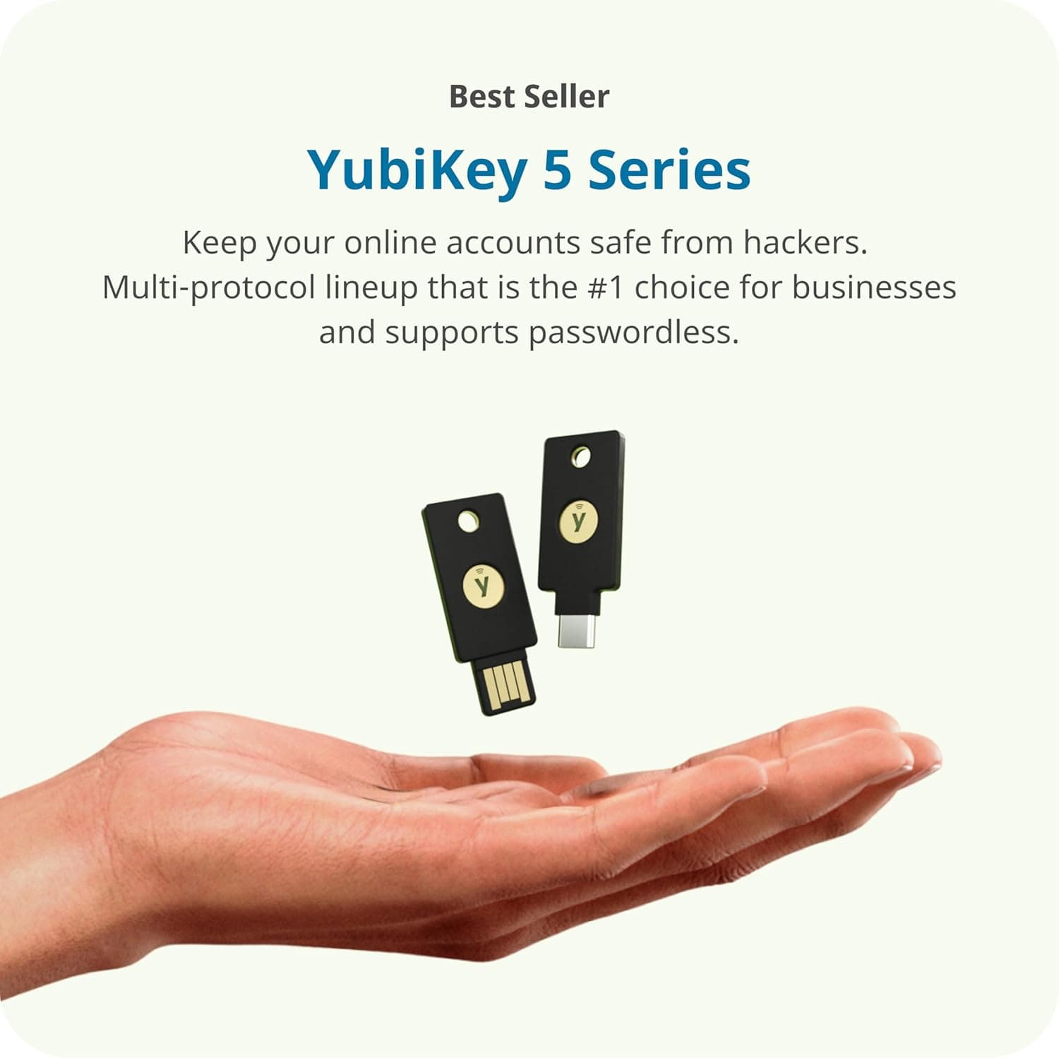 Yubico YubiKey 5C NFC Hardware Security Key thumbnail 3