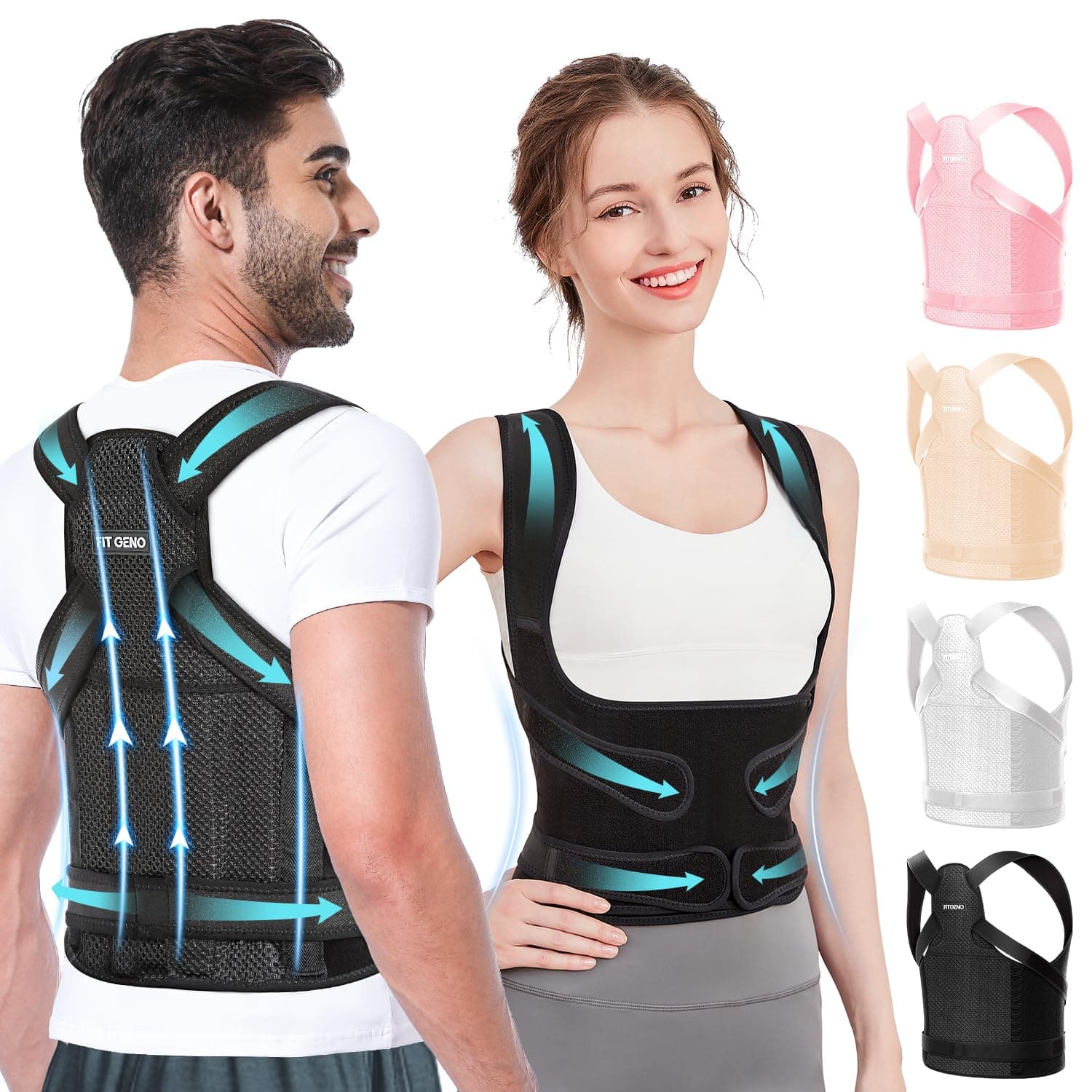 Fit Geno Back Brace Posture Corrector - image 1