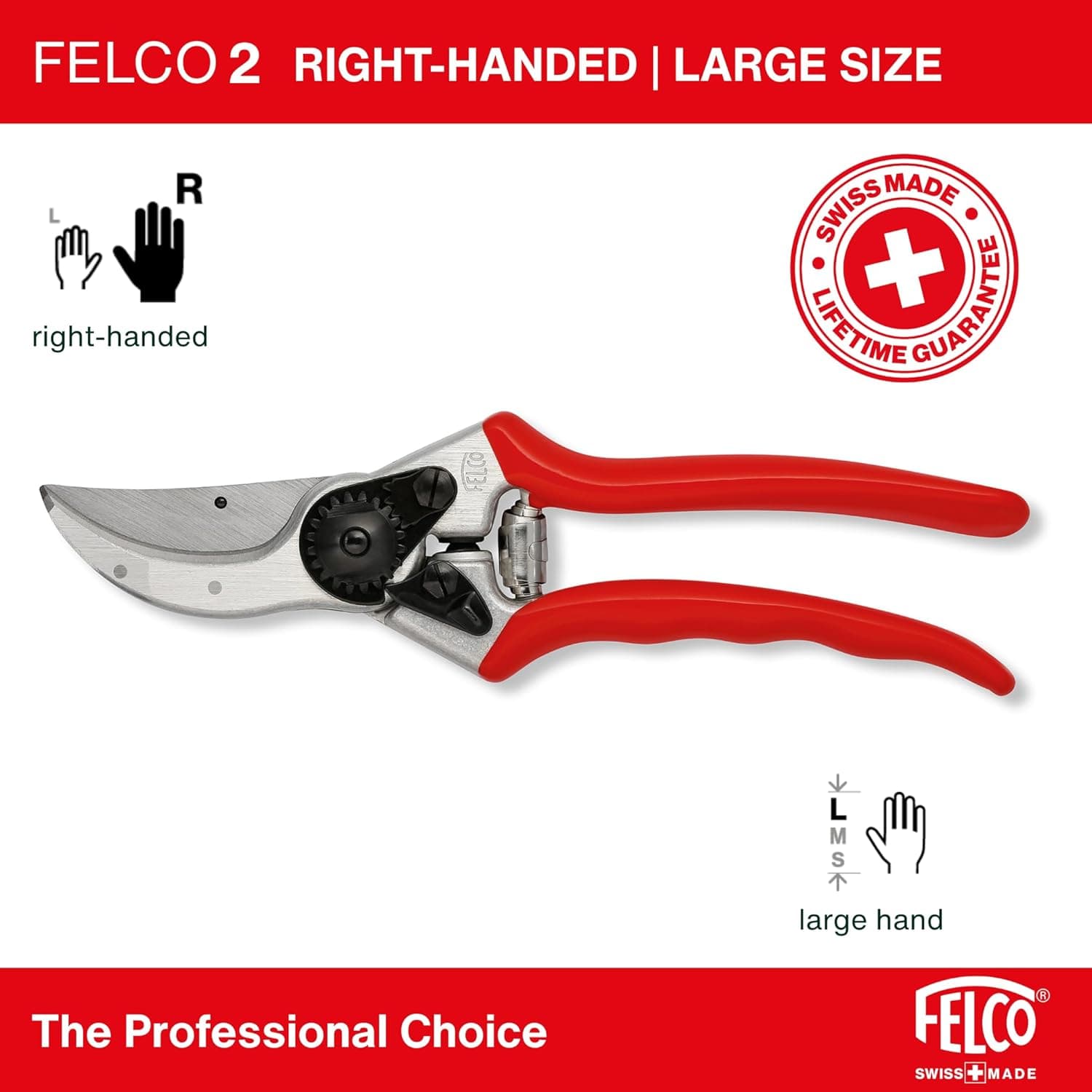 Felco F-2 Classic Manual Hand Pruner thumbnail 2
