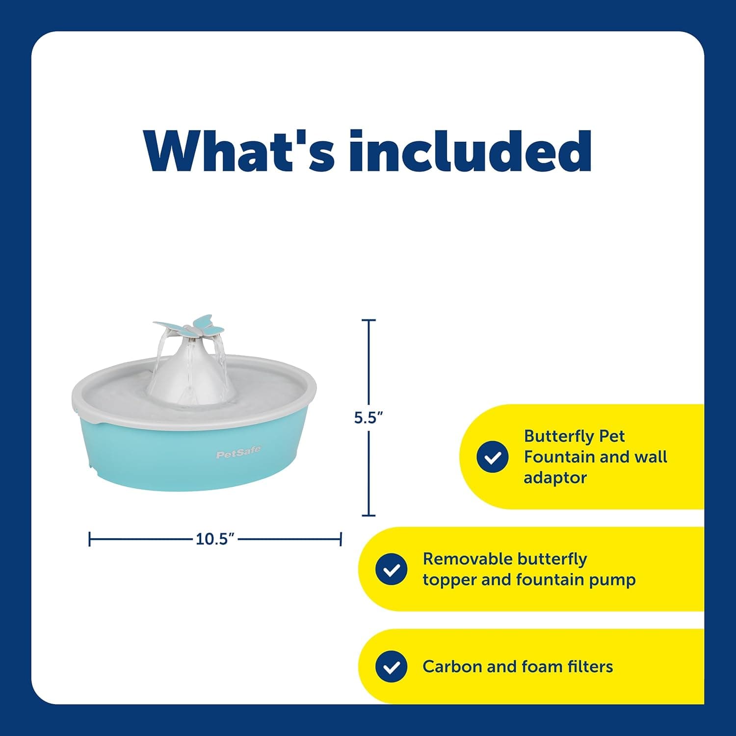 PetSafe Drinkwell Butterfly Pet Fountain thumbnail 3