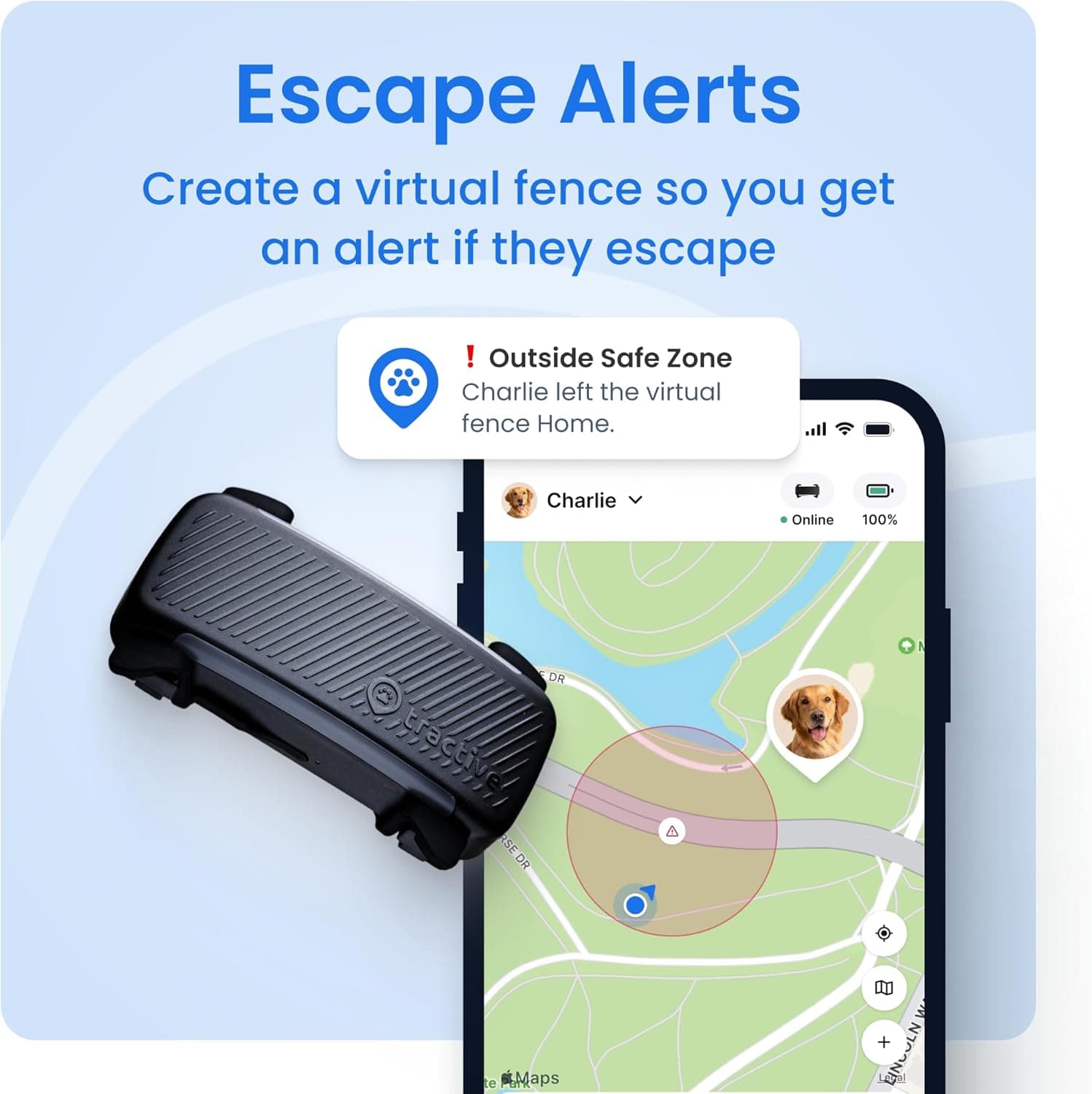 Tractive GPS Dog Tracker (DOG 6) thumbnail 3