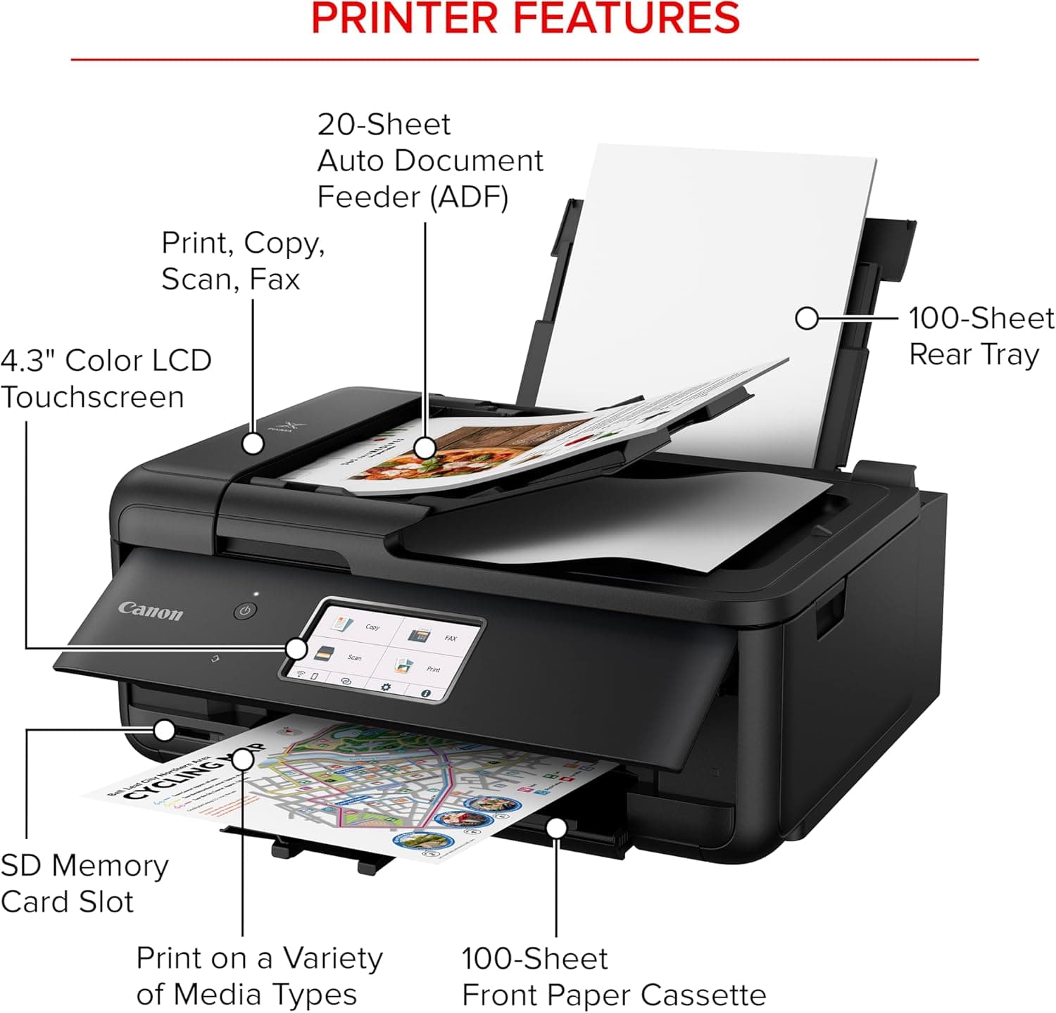 Canon PIXMA TR8620a All-in-One Printer thumbnail 2