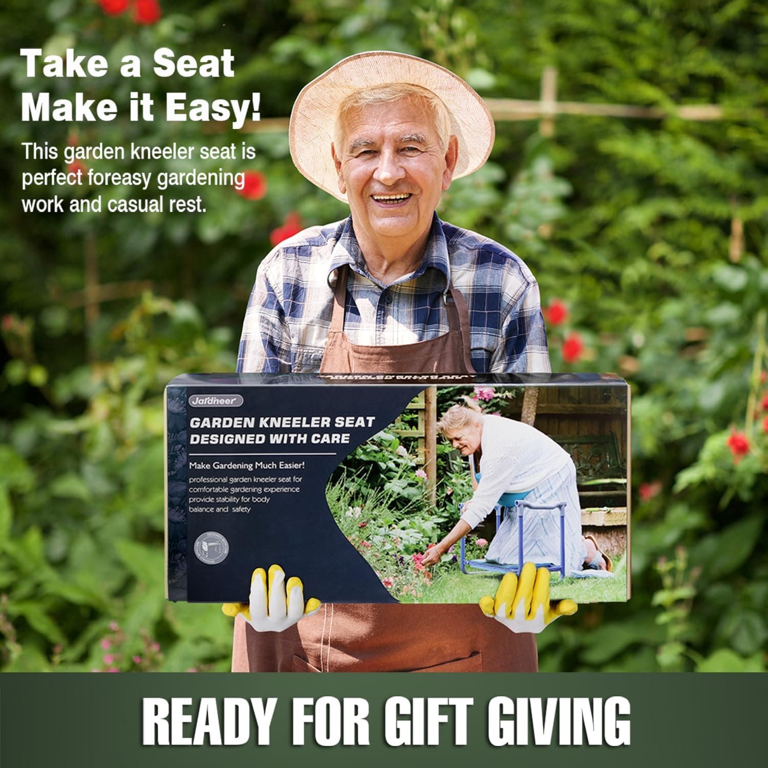 Jardineer Folding Garden Kneeler and Seat thumbnail 3