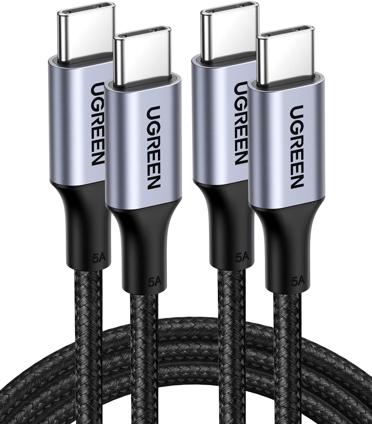 UGREEN USB-C to USB-C Cable 100W (2-Pack, 3.3ft)