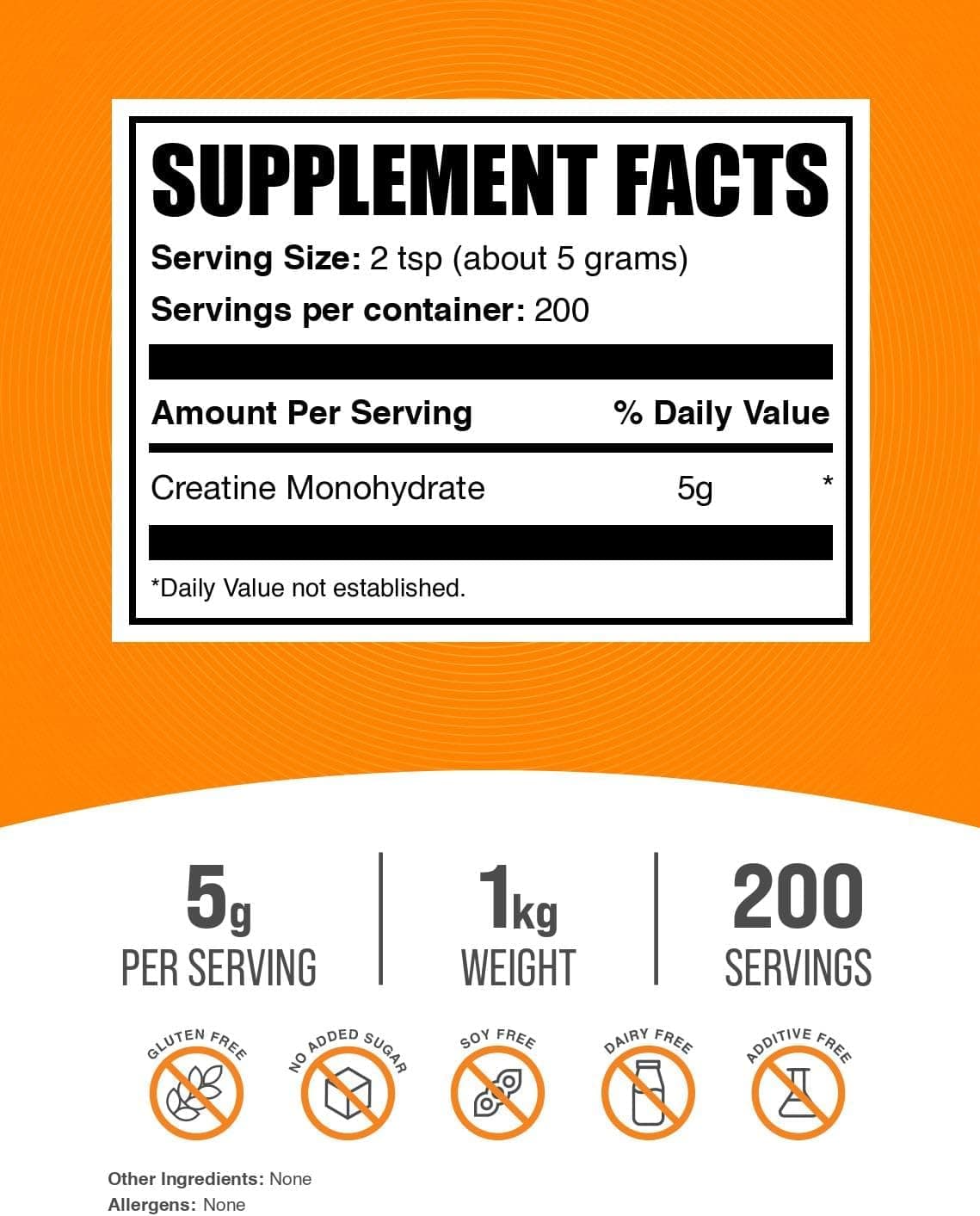 BulkSupplements.com Creatine Monohydrate Powder thumbnail 2