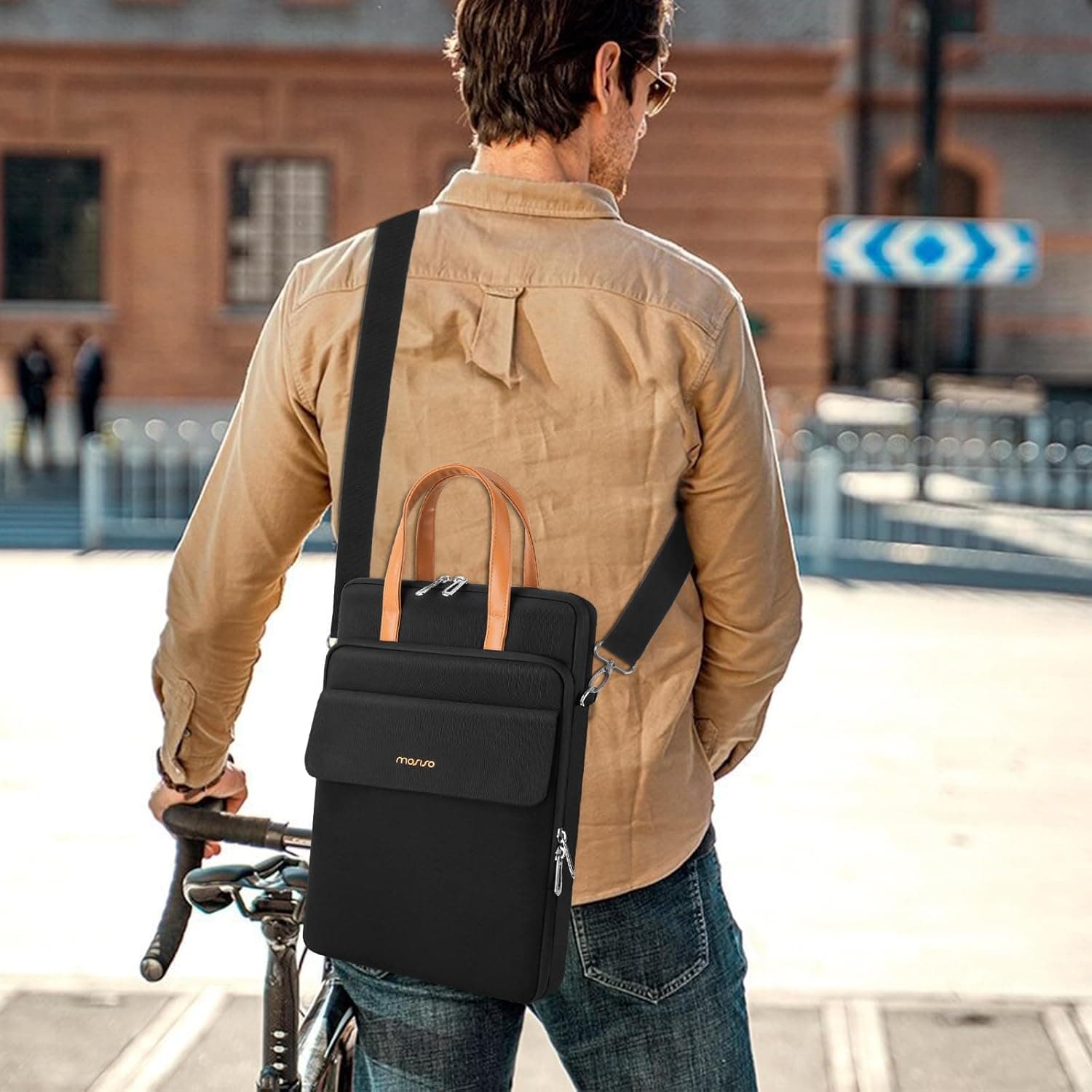 MOSISO 360 Protective Laptop Shoulder Bag 13-14 Inch thumbnail 2