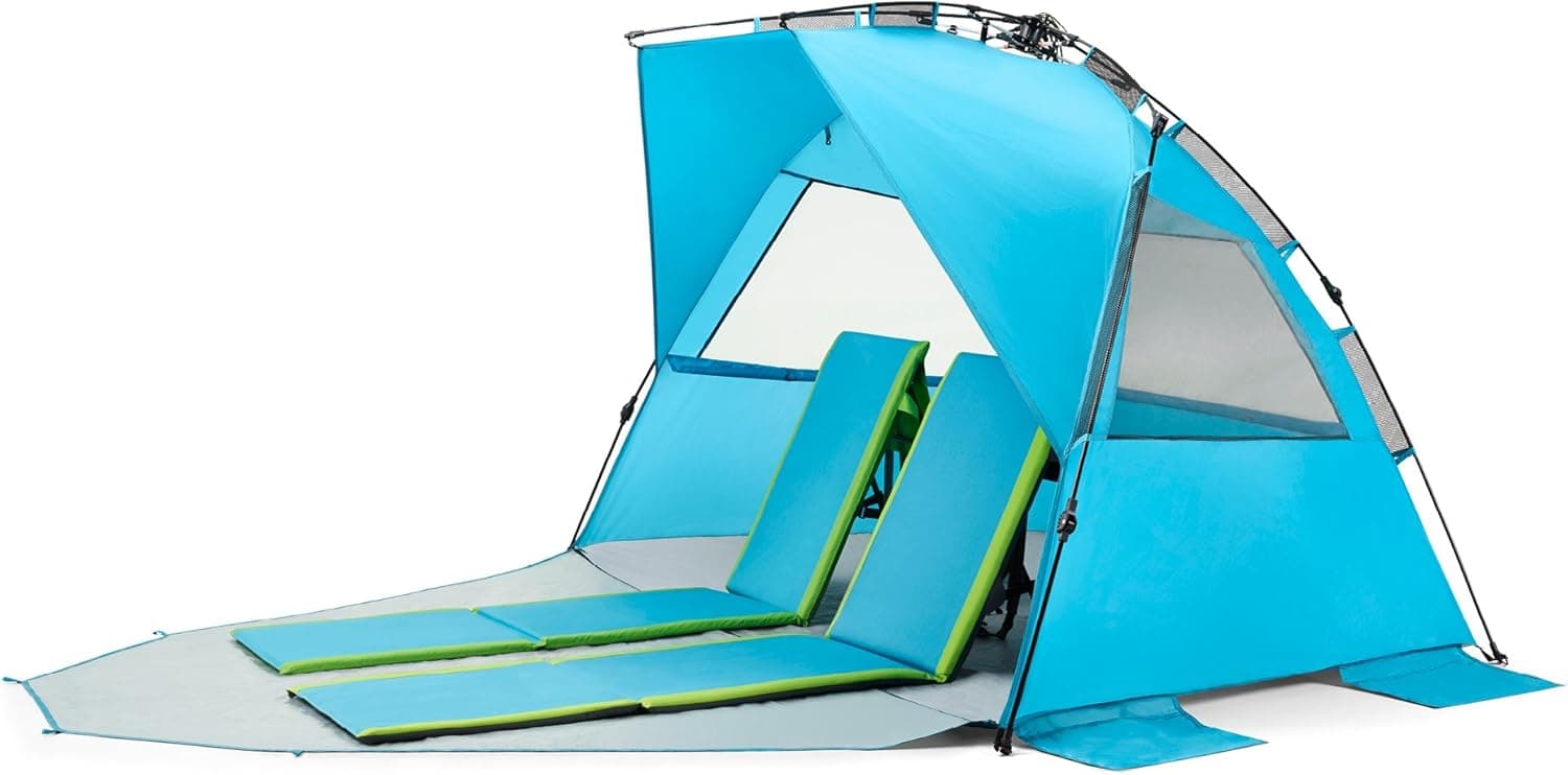 Pacific Breeze Easy Setup Beach Tent Deluxe XL thumbnail 5