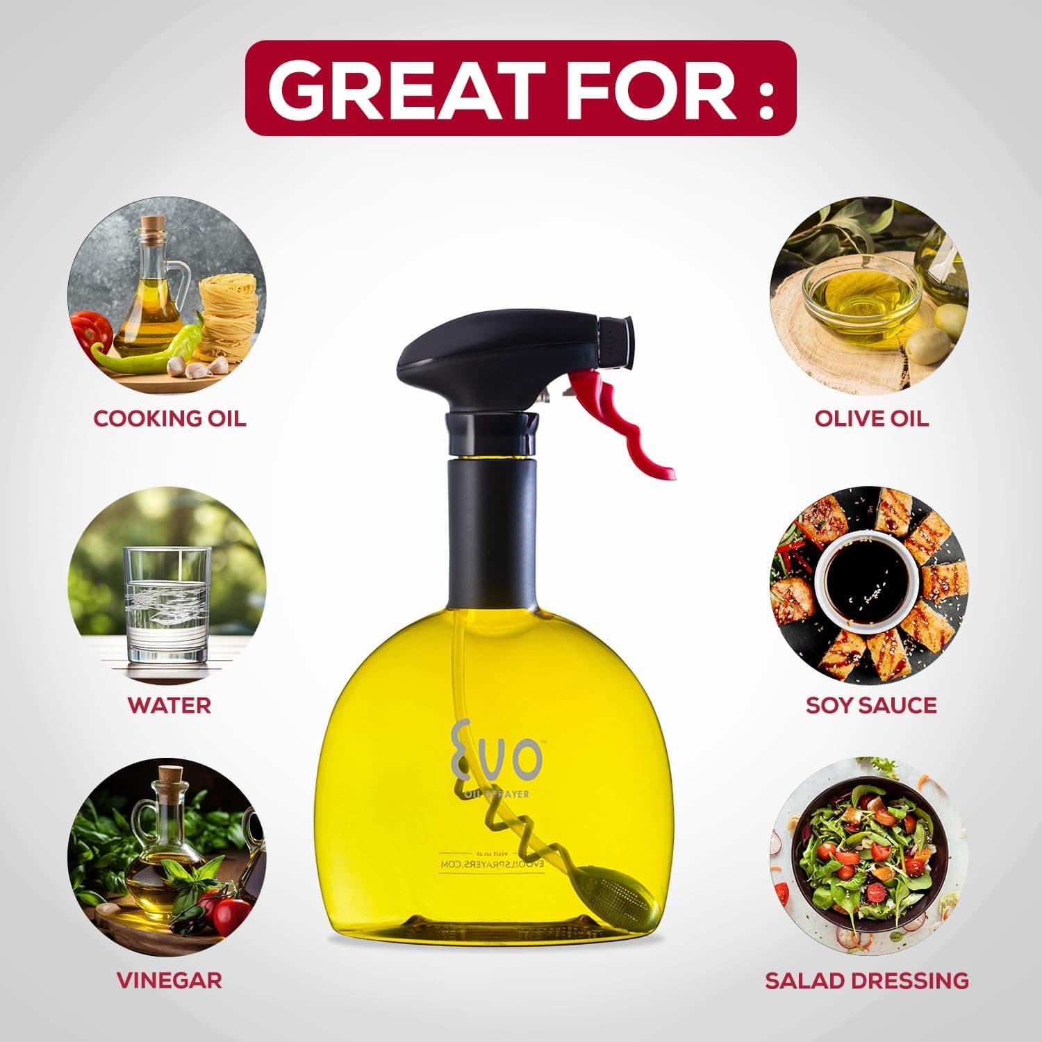 Evo Original Oil Sprayer 24-Ounce thumbnail 2