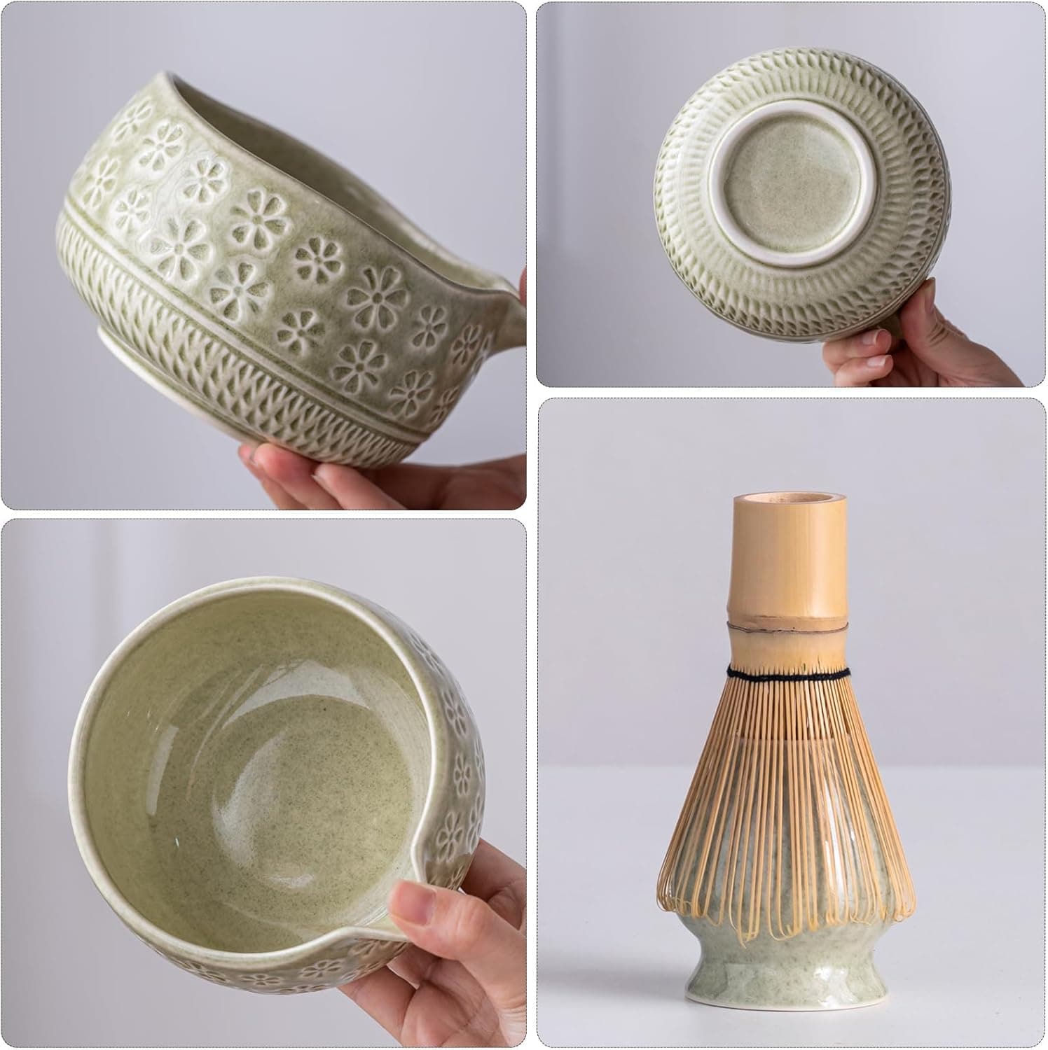 Buucup Matcha Whisk Set (7-Piece Ceramic Kit) thumbnail 3