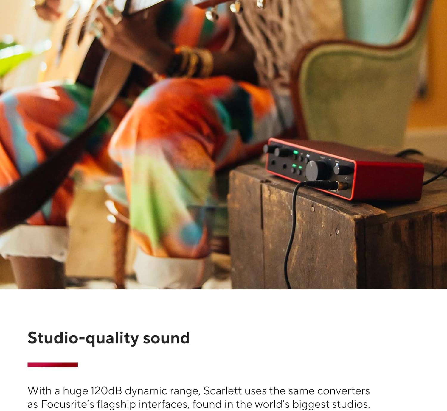 Focusrite Scarlett 2i2 4th Gen USB Audio Interface thumbnail 4