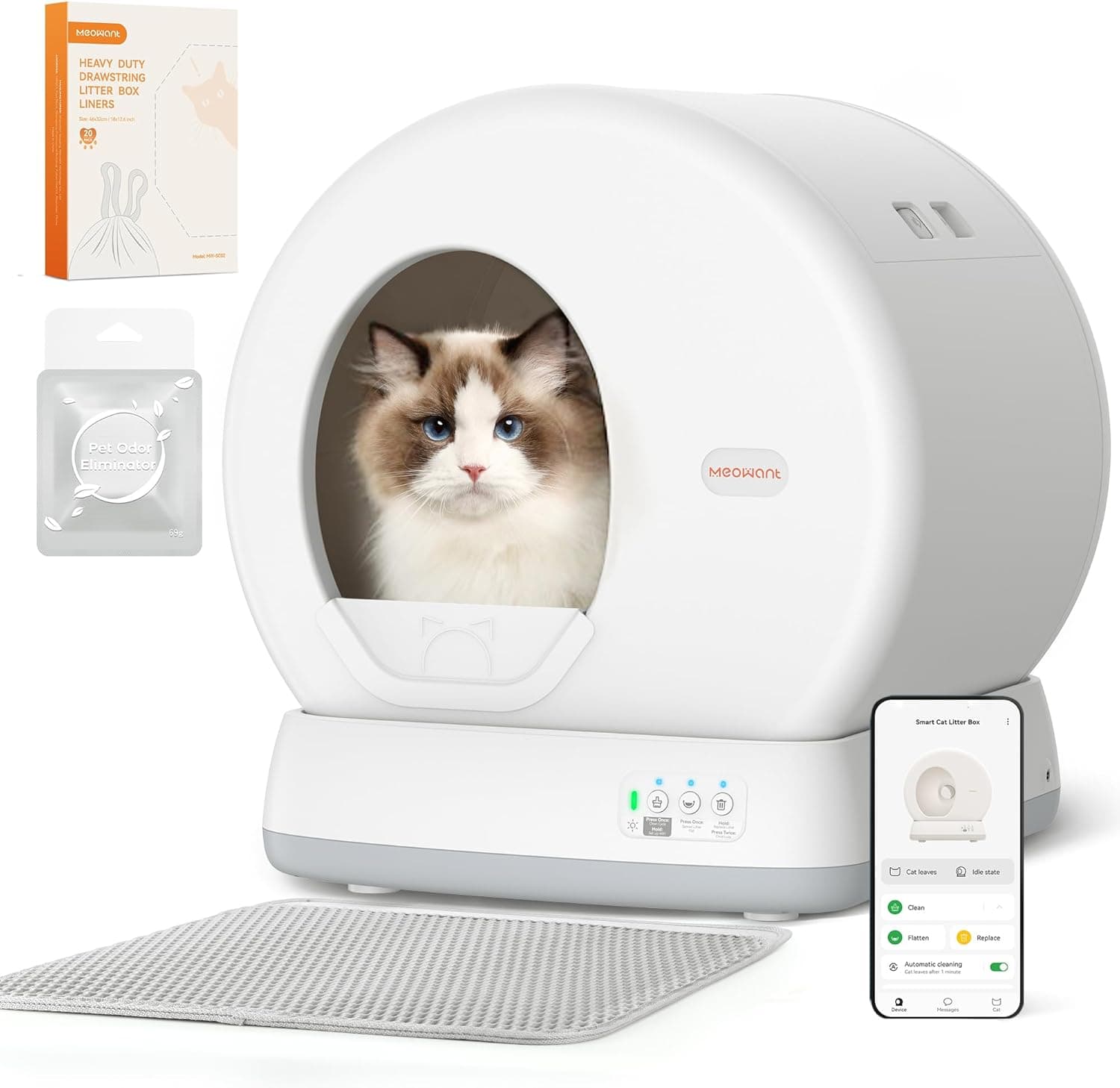 MeoWant Self-Cleaning Cat Litter Box thumbnail 2
