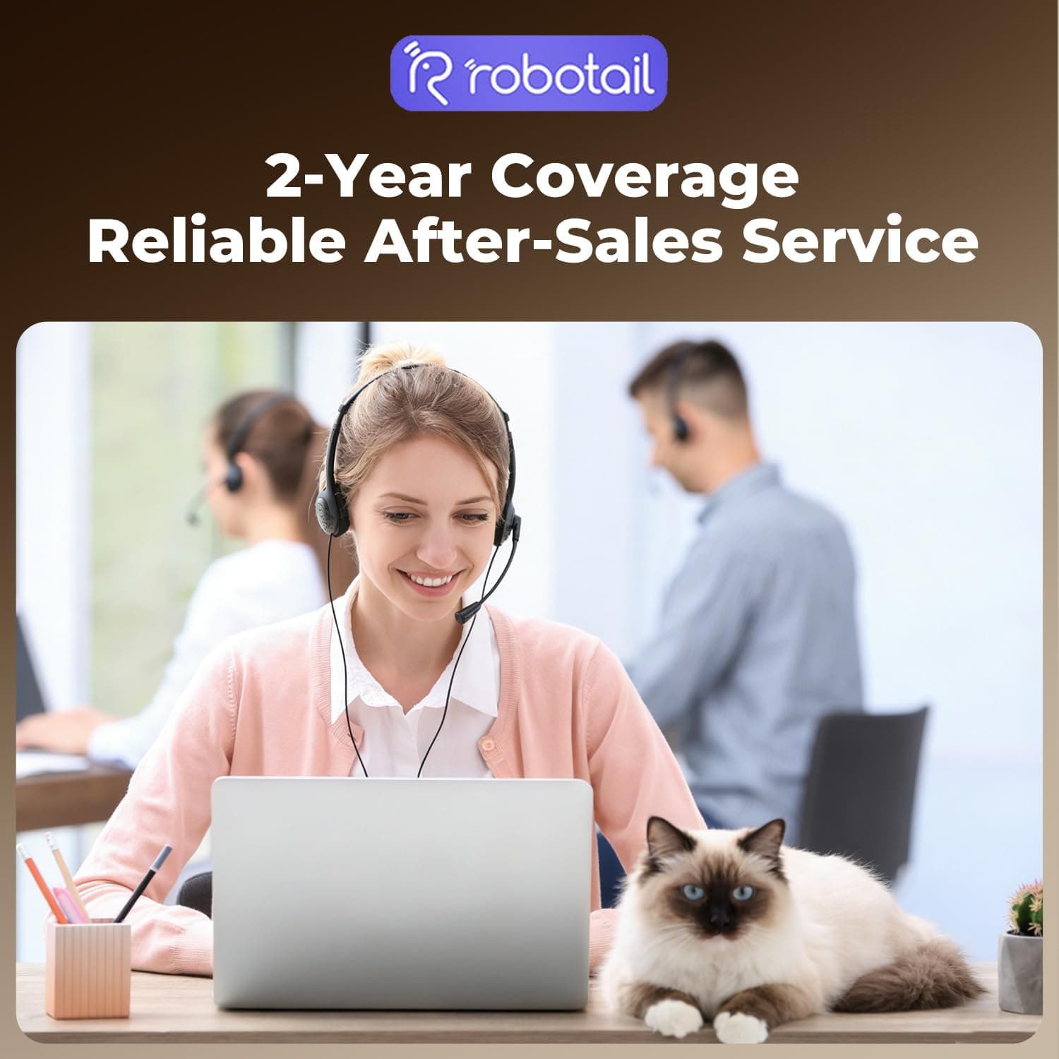 Robotail Open-Top Self-Cleaning Litter Box thumbnail 2