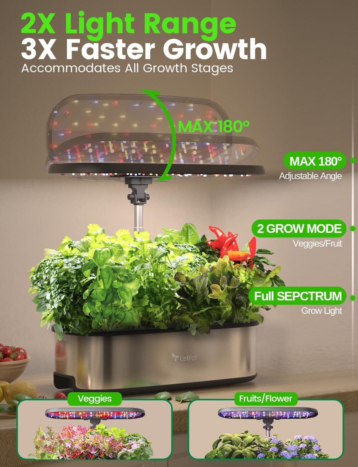 LetPot LPH-SE Smart Hydroponics Growing System thumbnail 5