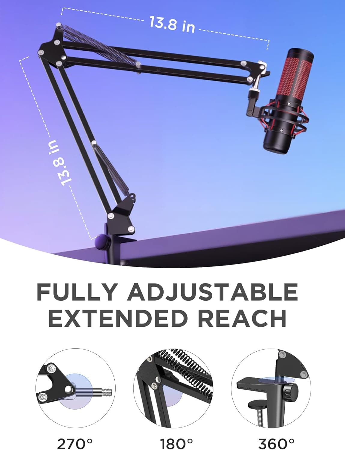 InnoGear Boom Arm Microphone Stand thumbnail 3