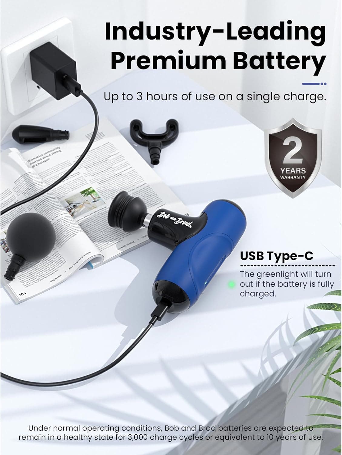 Bob and Brad Q2 Mini Massage Gun thumbnail 4