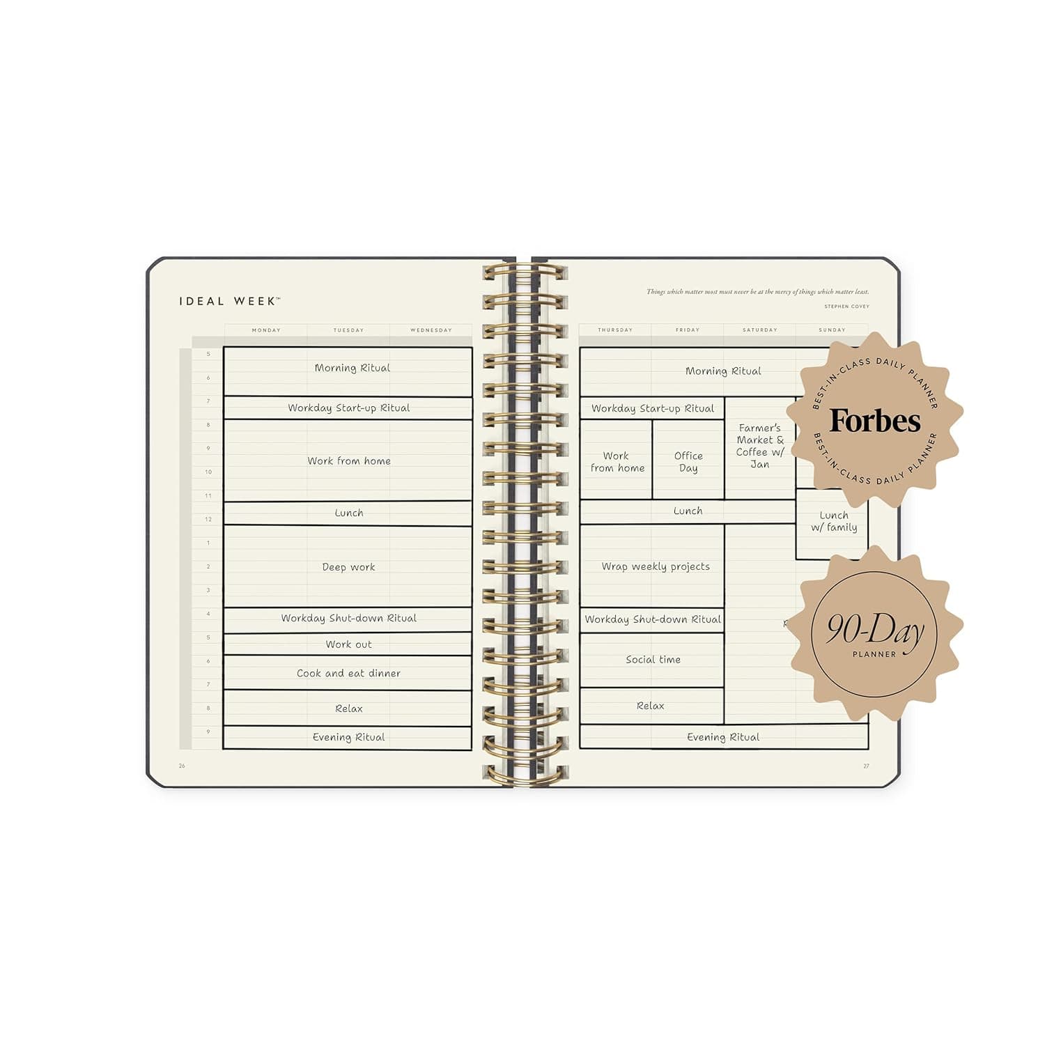 Full Focus Planner by Michael Hyatt (Linen Coil) thumbnail 2