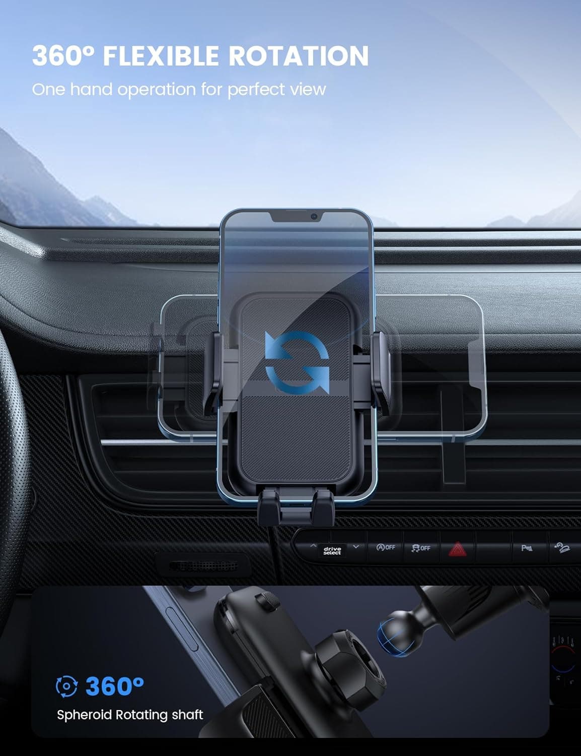 Lamicall Car Vent Phone Mount (Wider Clamp) thumbnail 5