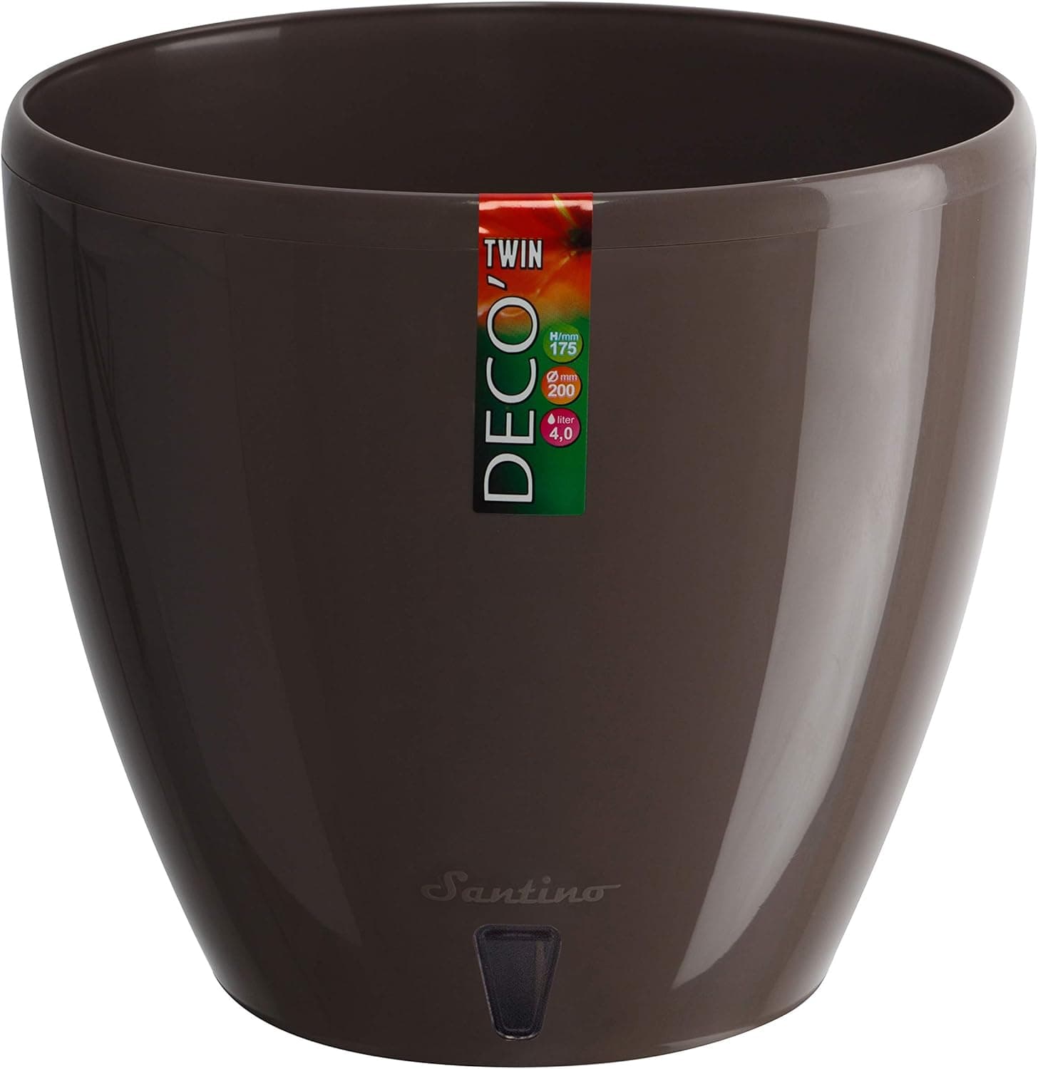 Santino Deco 8.8 Inch Self-Watering Planter thumbnail 2