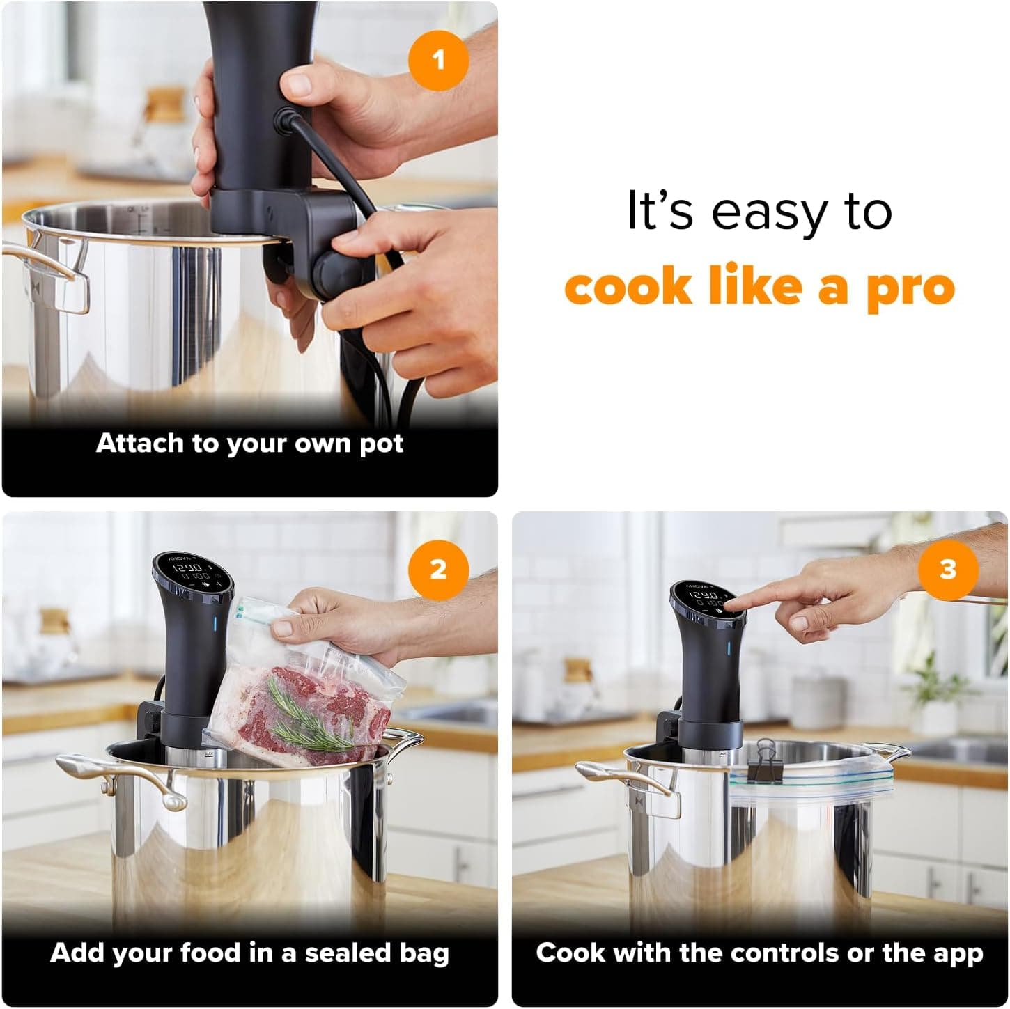 Anova Culinary Precision Cooker 3.0 (WiFi) thumbnail 5
