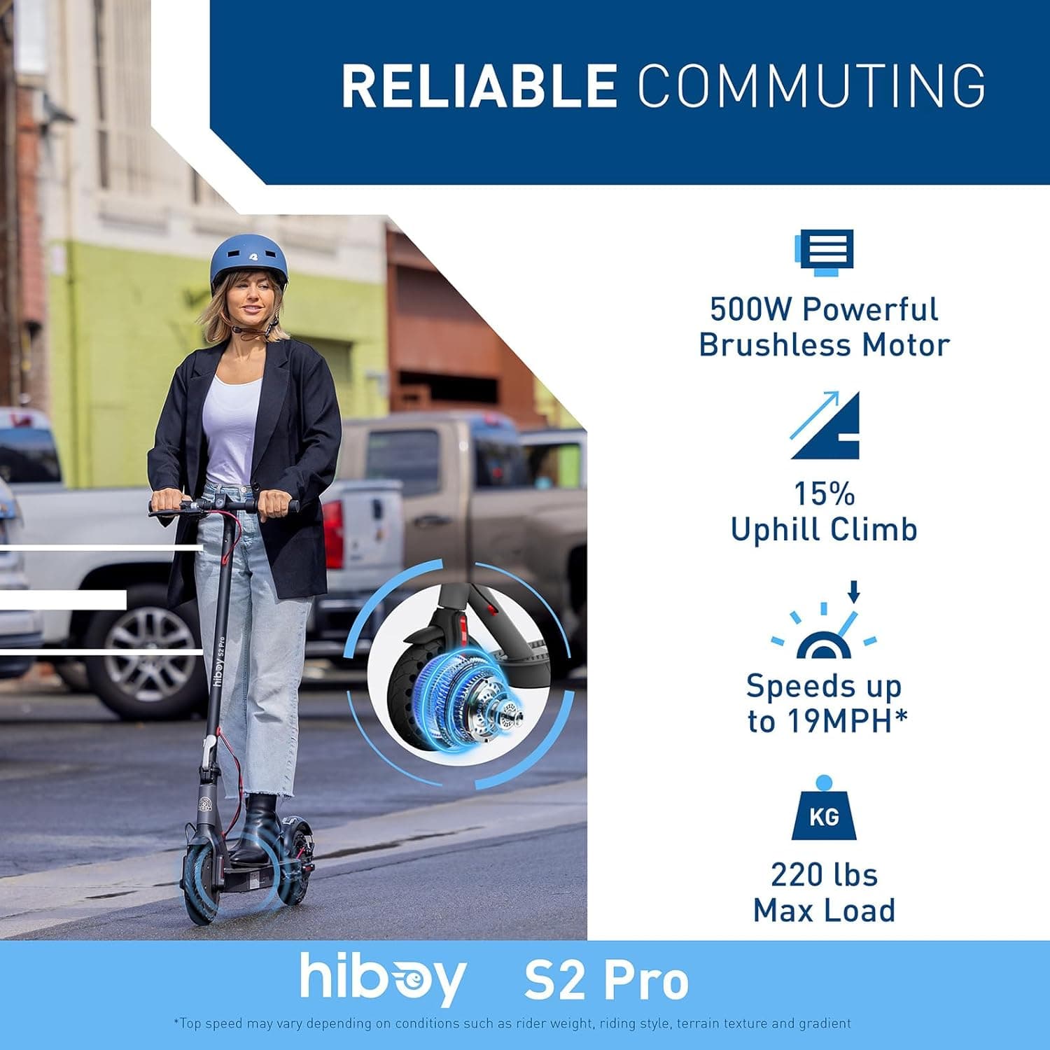 Hiboy S2 Pro Electric Scooter thumbnail 2