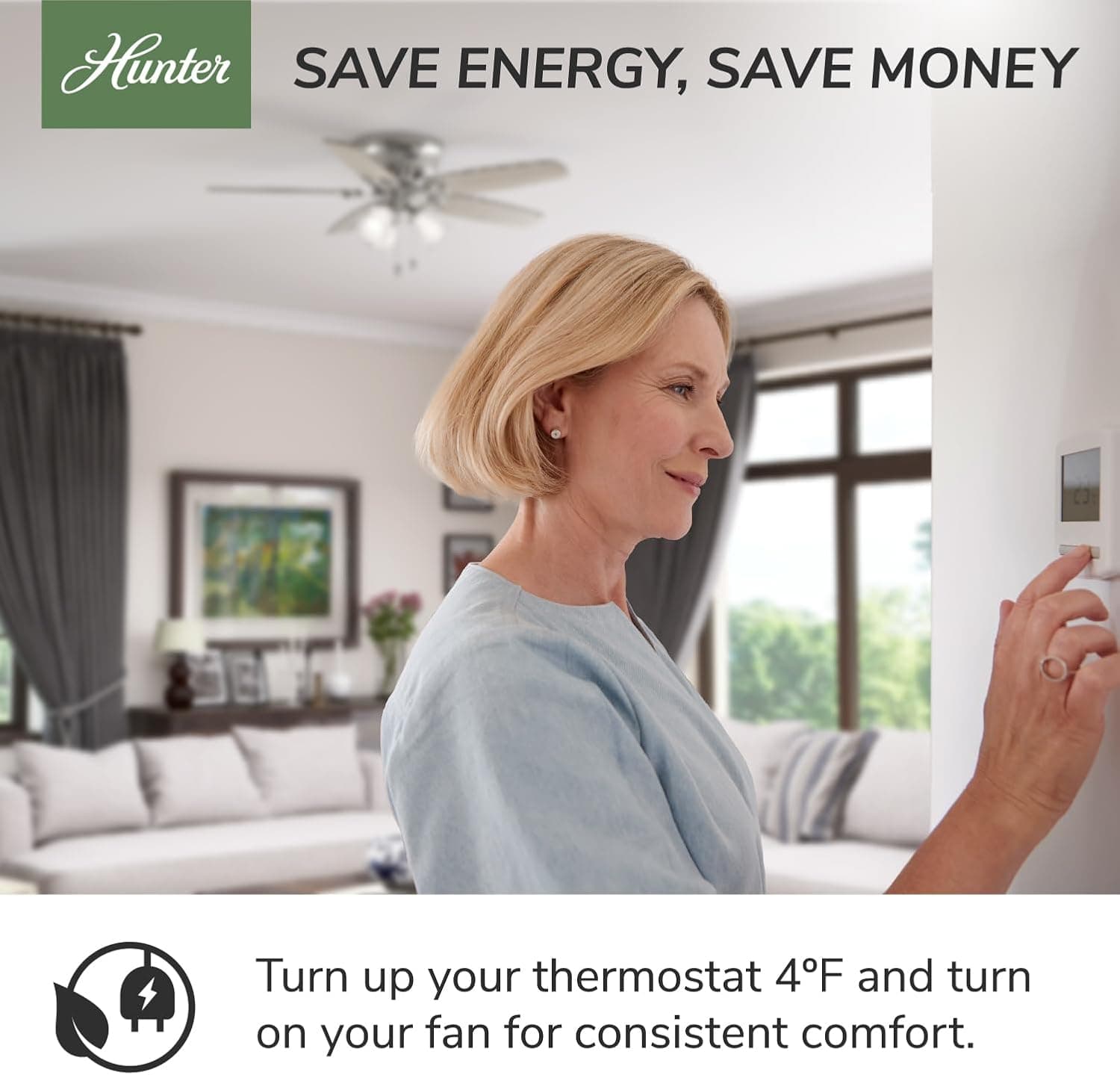 Hunter Ocala 52-Inch LED Indoor/Outdoor Ceiling Fan thumbnail 5