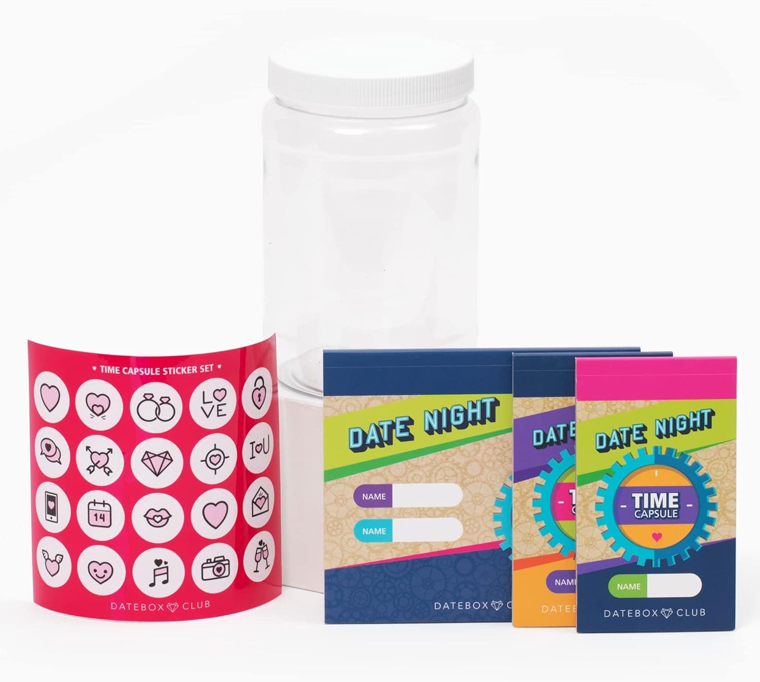 DateBox Club Time Capsule Box - Couples Date Night with Capsule Jar & Prompt Book thumbnail 2