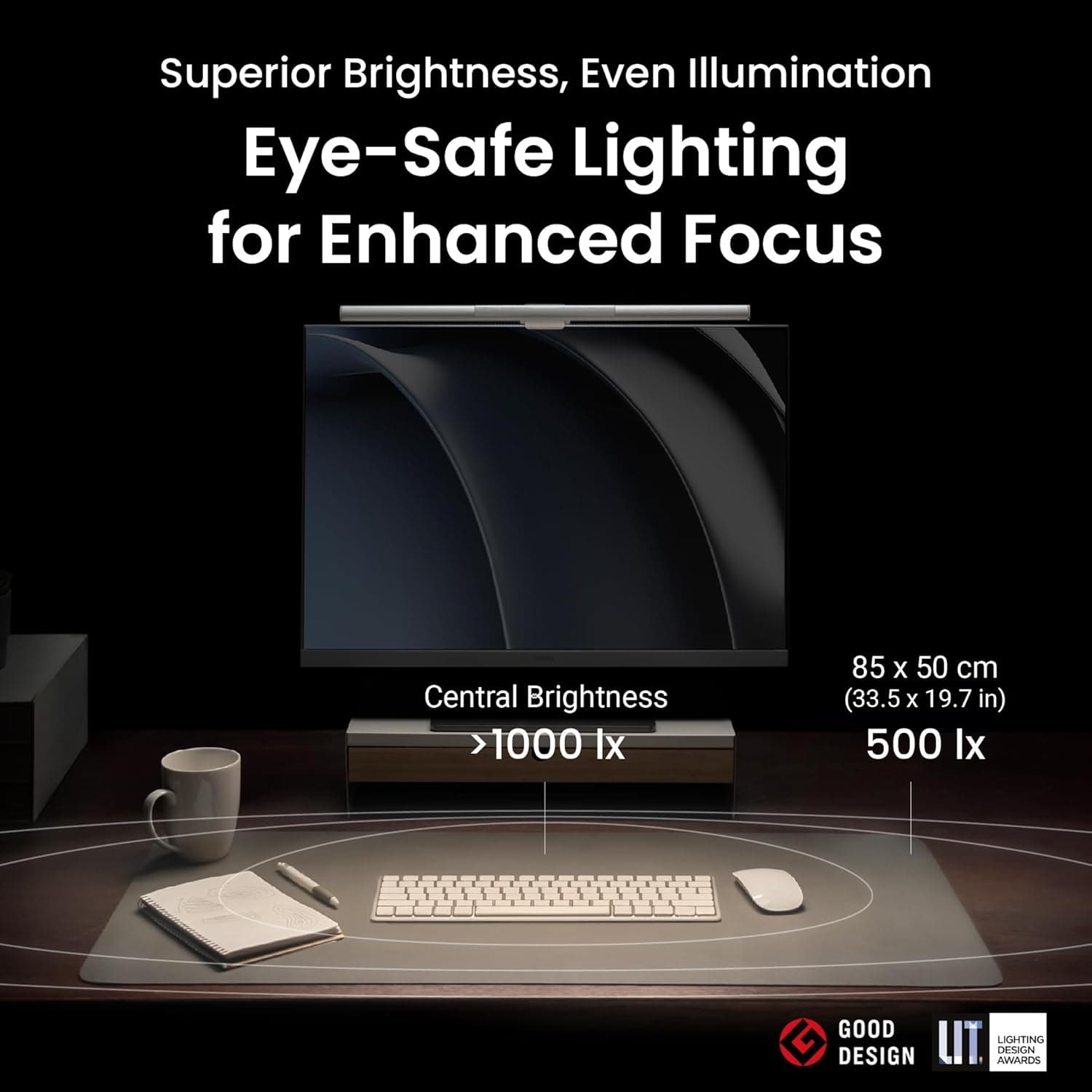 BenQ ScreenBar Pro LED Monitor Light Bar thumbnail 3