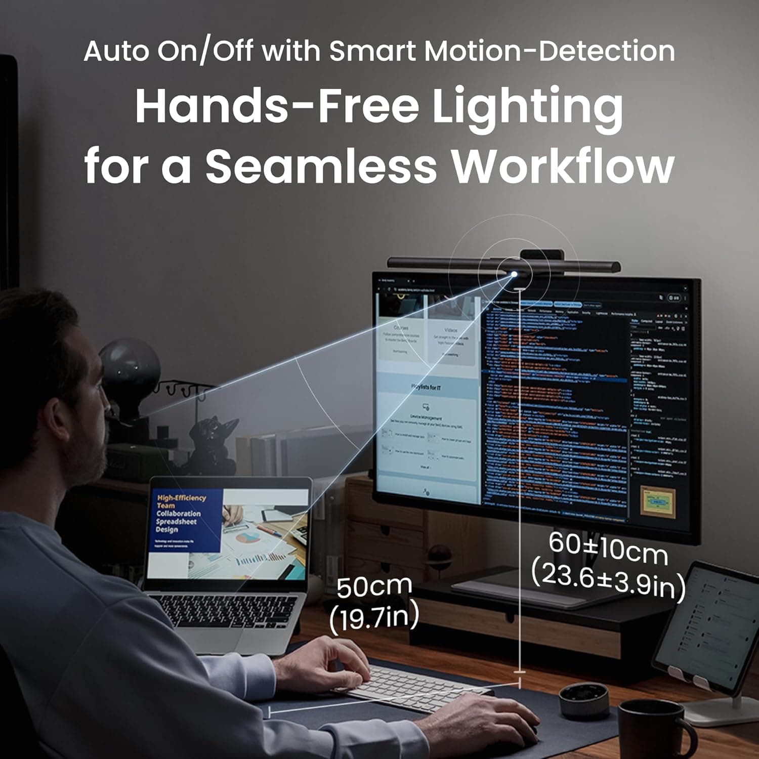 BenQ ScreenBar Halo 2 LED Monitor Light Bar thumbnail 5