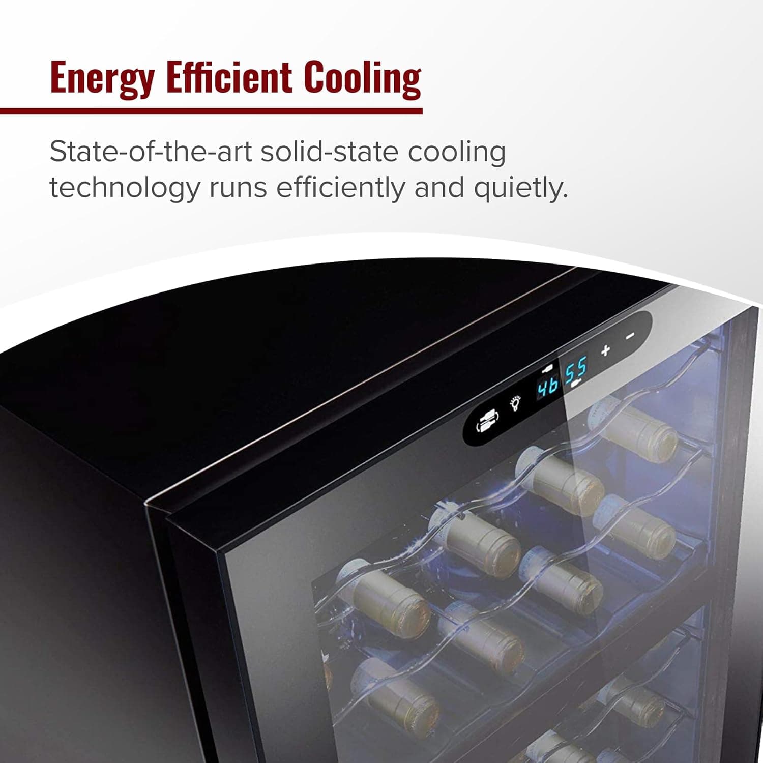 Wine Enthusiast 32-Bottle Dual Zone MAX Compressor Wine Cooler thumbnail 5