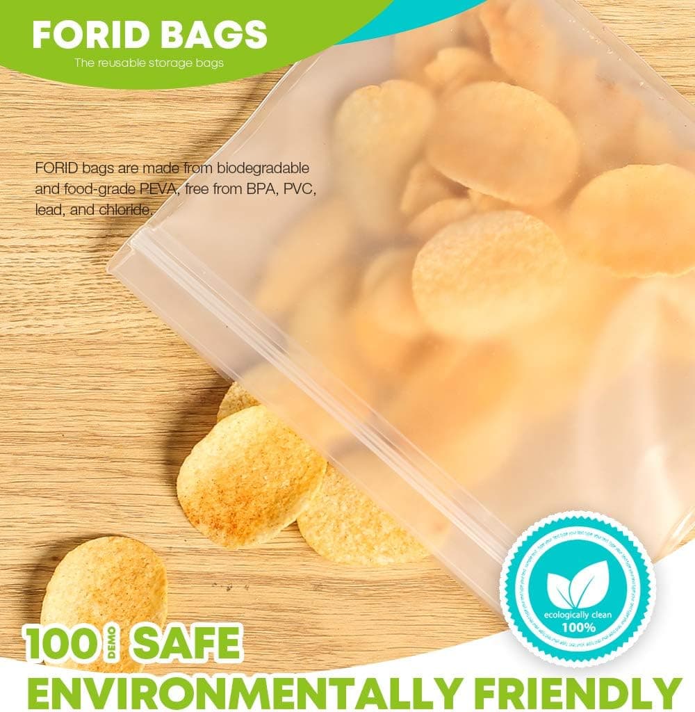 FORID 12 Pack Reusable Storage Bags thumbnail 3