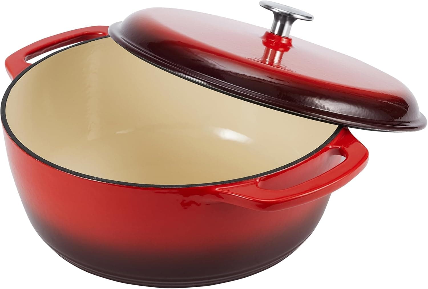 Amazon Basics Enameled Cast Iron 6-Qt Dutch Oven thumbnail 3