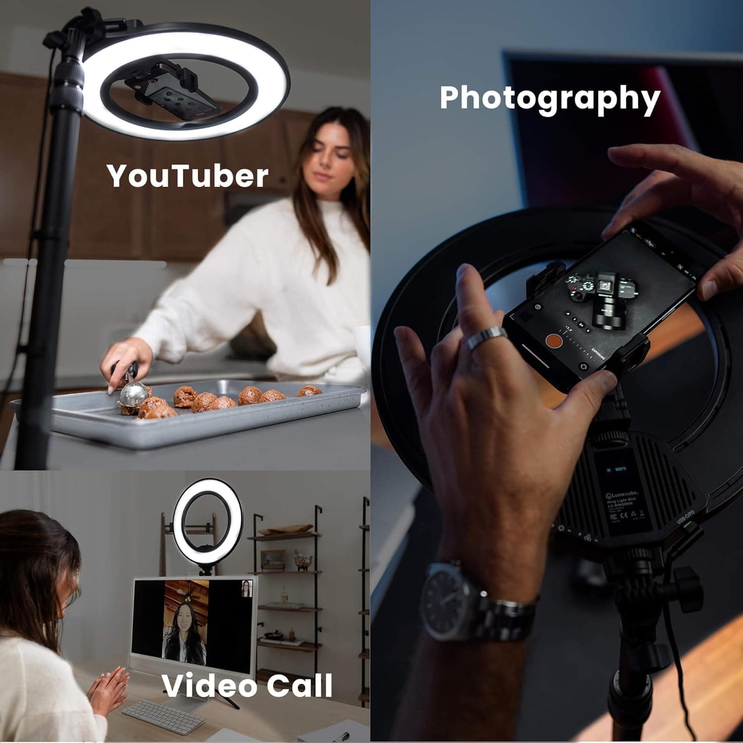 Lume Cube Edge Lit Desktop 12-Inch Ring Light thumbnail 4