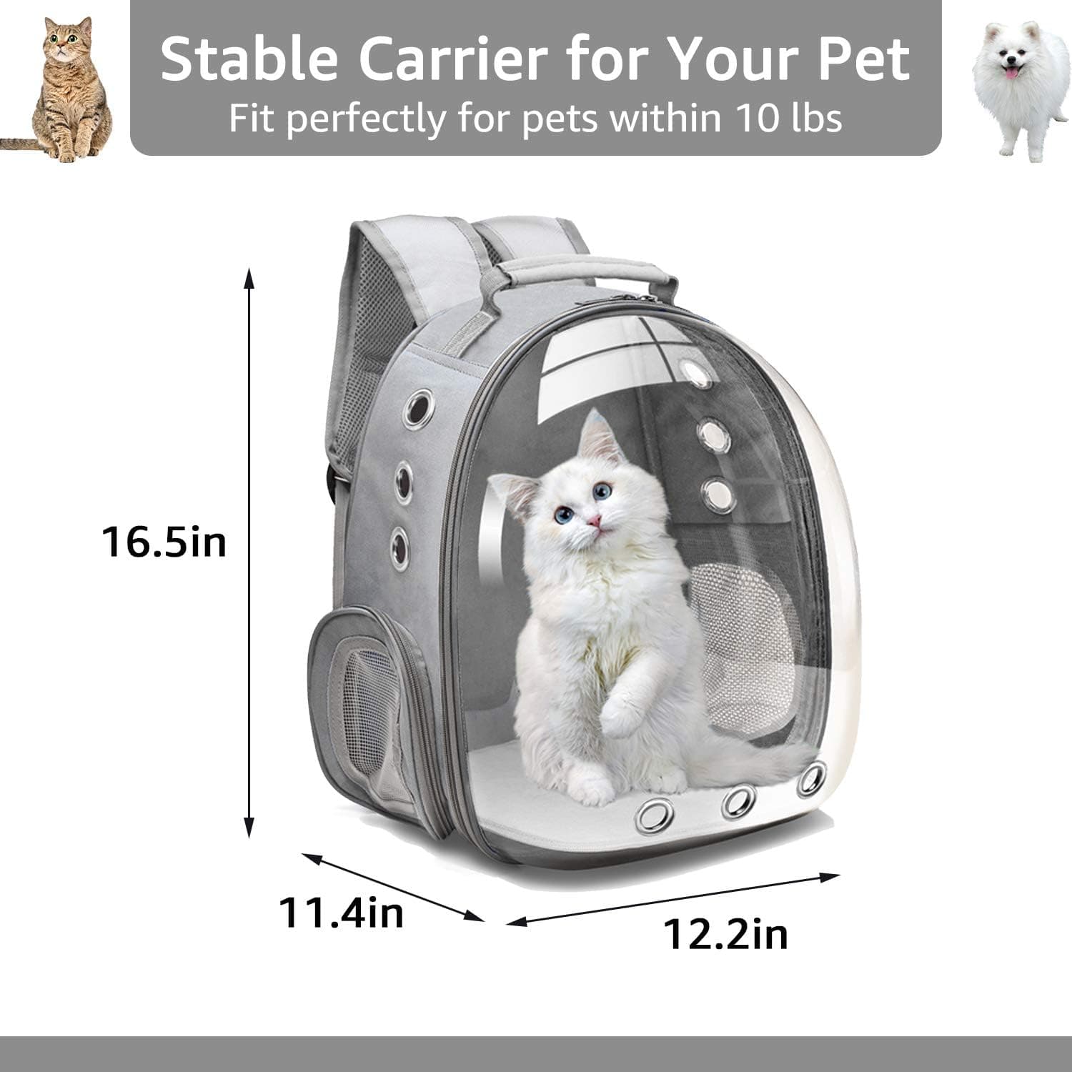 Henkelion Bubble Cat Backpack Carrier thumbnail 2