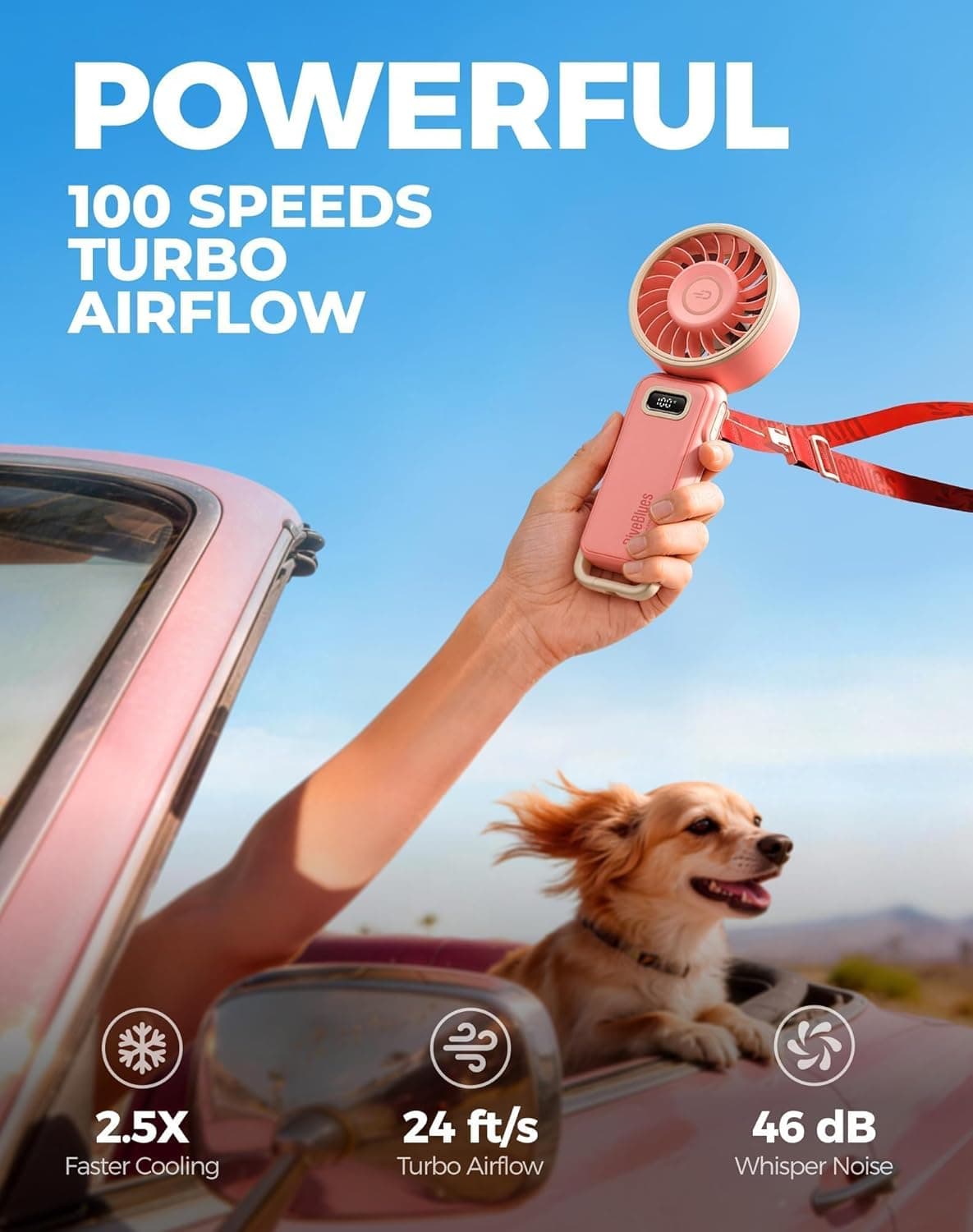 Diveblues Portable Turbo Fan 4-in-1 Foldable thumbnail 2