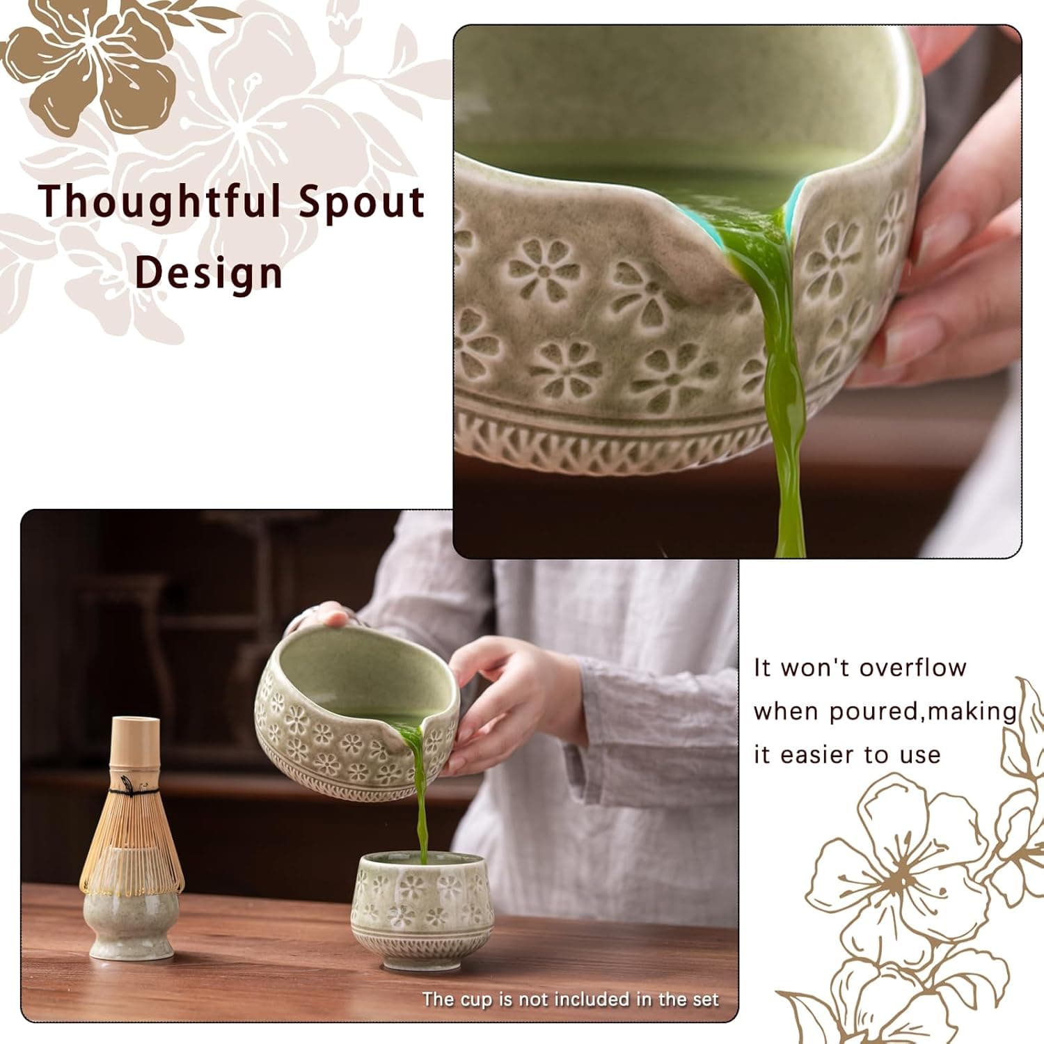 Buucup Matcha Whisk Set (7-Piece Ceramic Kit) thumbnail 2