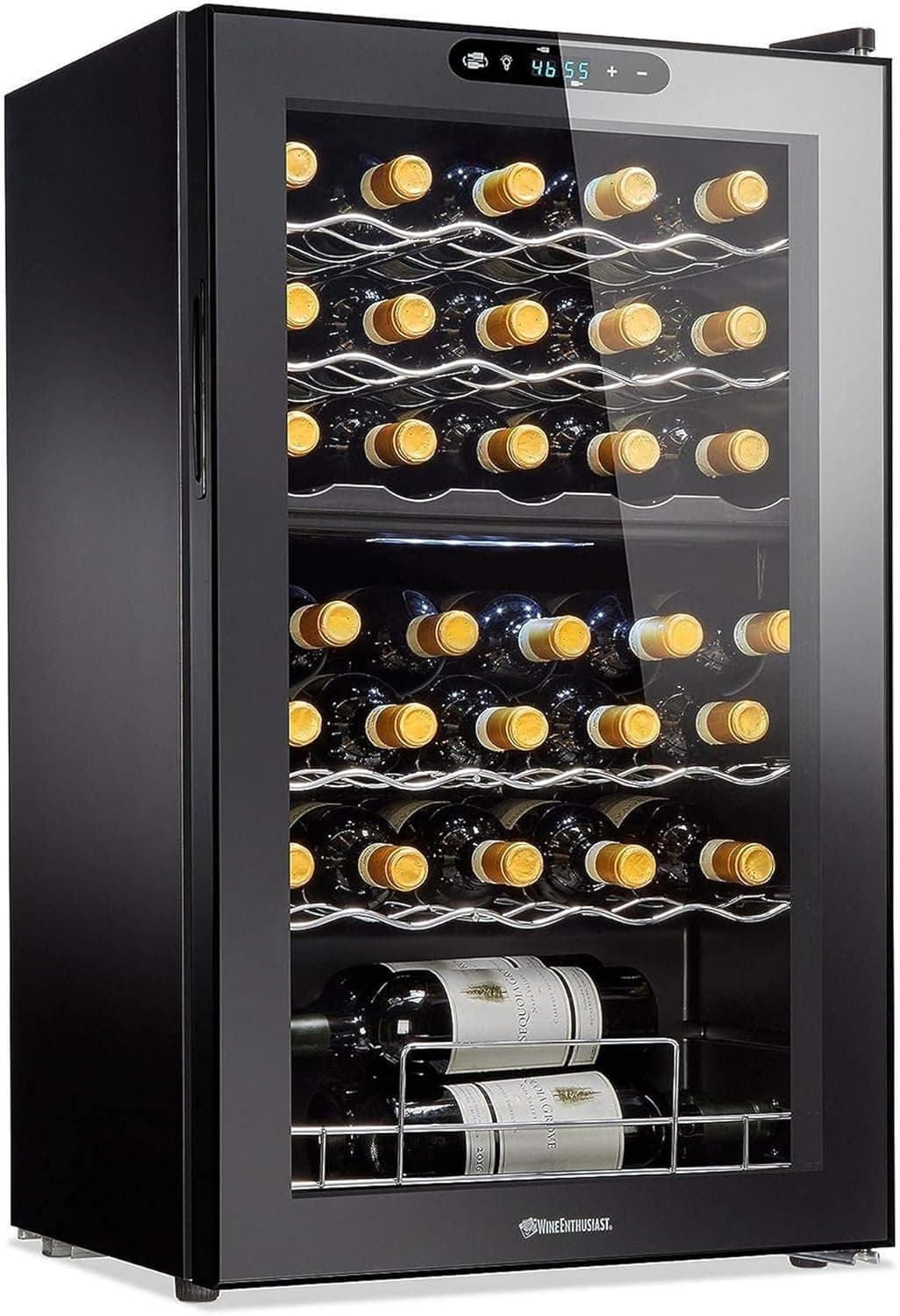 Wine Enthusiast 32-Bottle Dual Zone MAX Compressor Wine Cooler - image 1