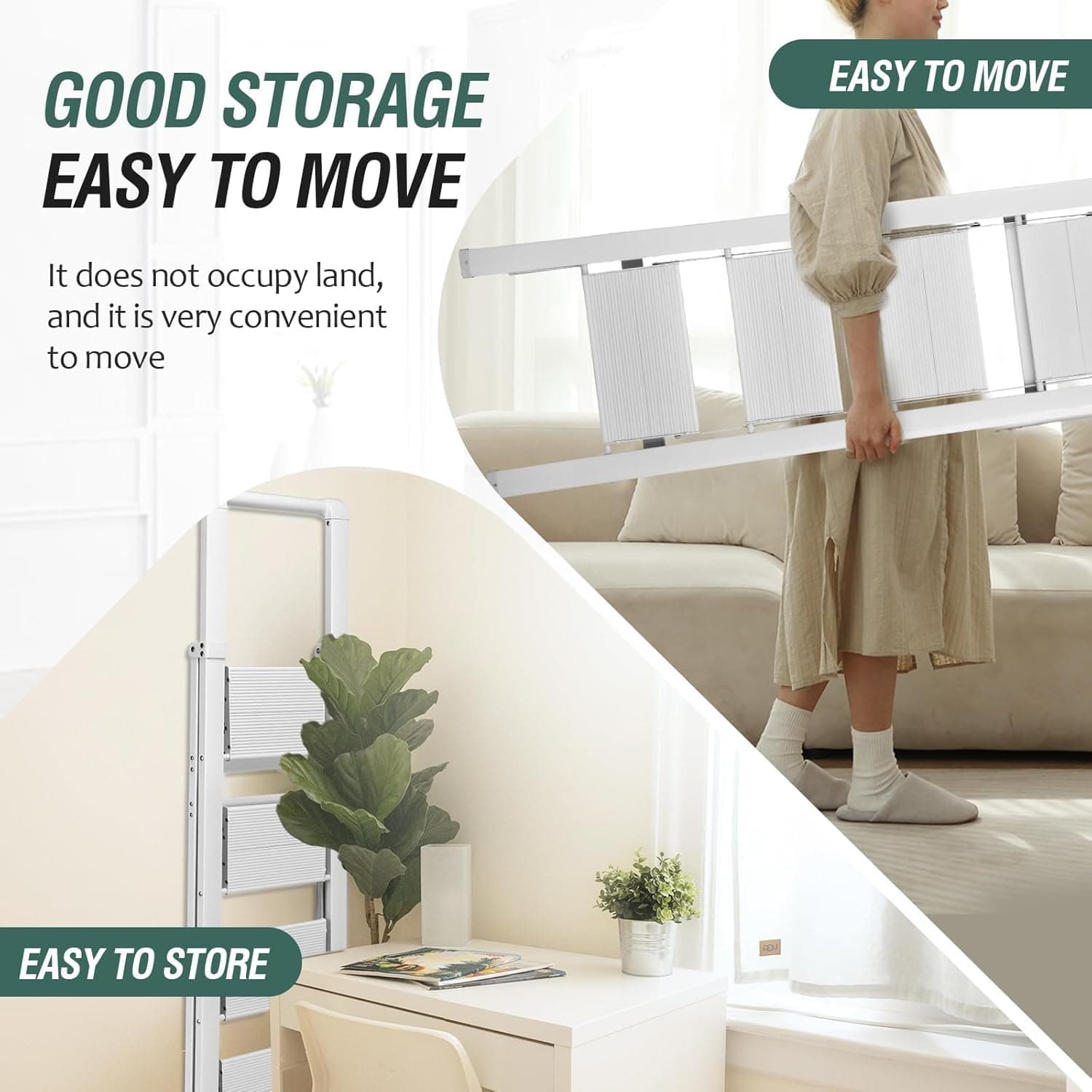 HBTower 4 Step Ladder with Handrail thumbnail 3