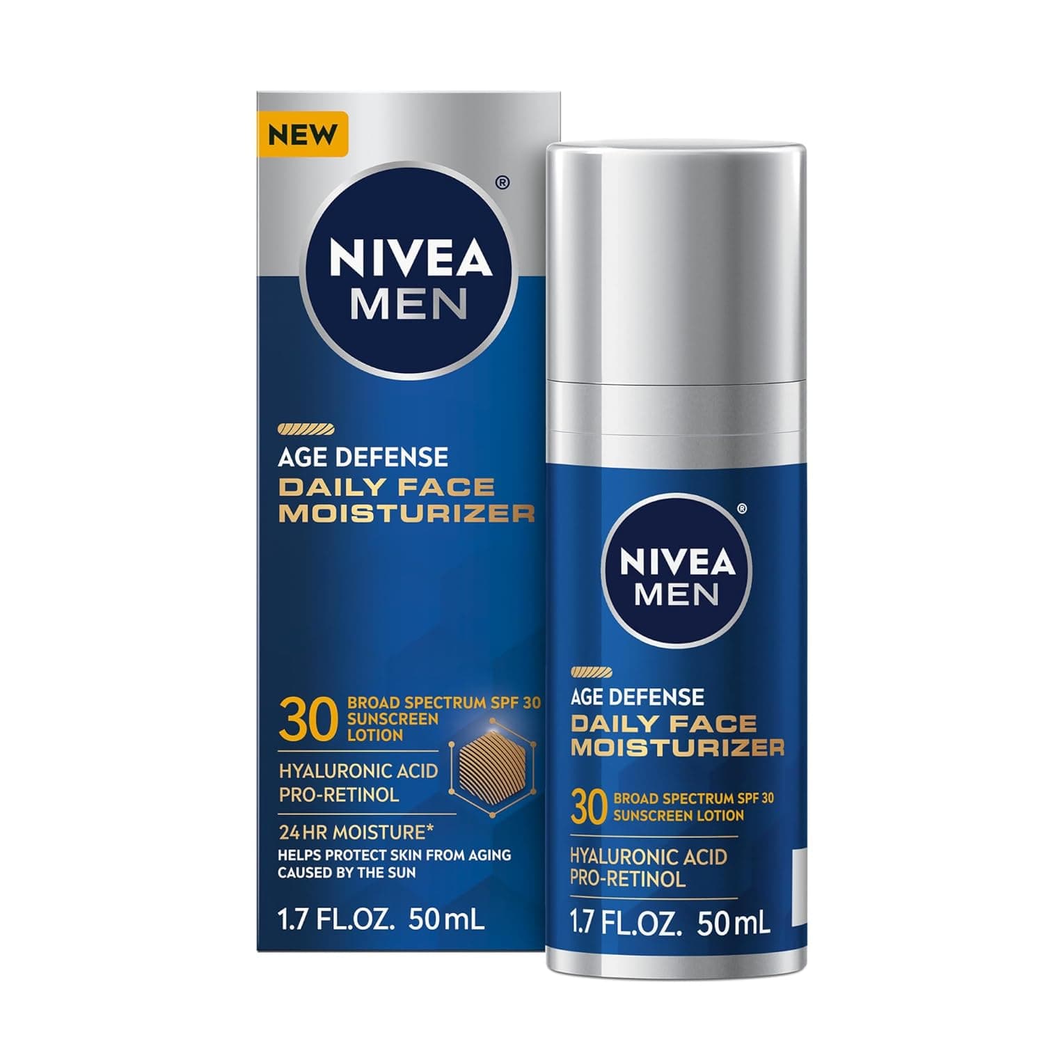 NIVEA MEN Age Defense Daily Face Moisturizer SPF 30 - image 1