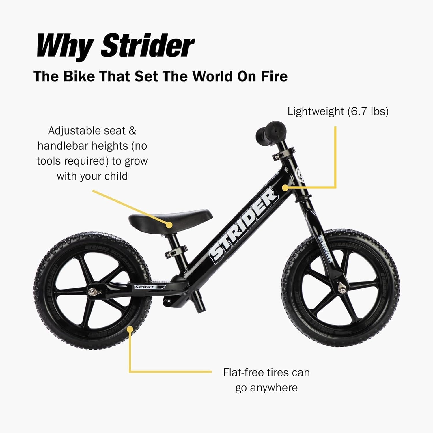 Strider 12 Sport Balance Bike thumbnail 5