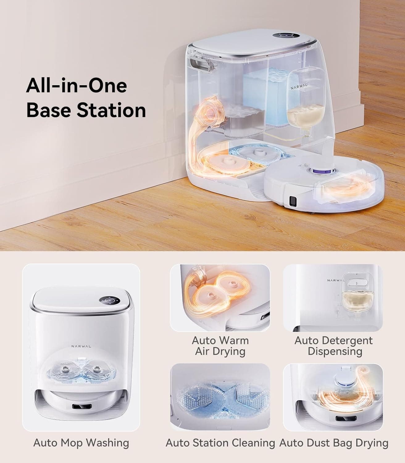 Narwal Freo X Ultra Robot Vacuum & Mop thumbnail 5