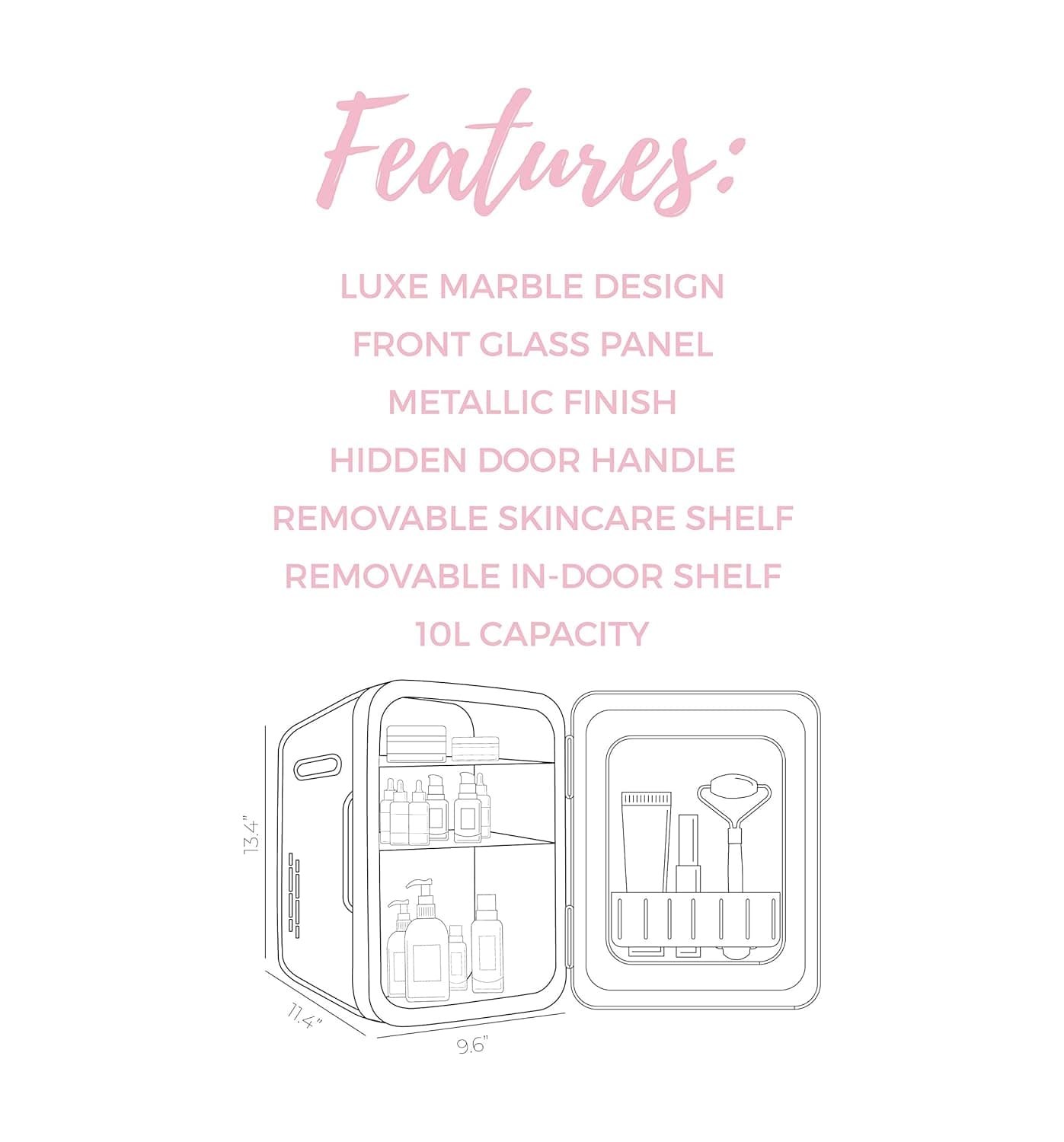 Teami Mini Fridge for Skincare (10 Liter) thumbnail 2