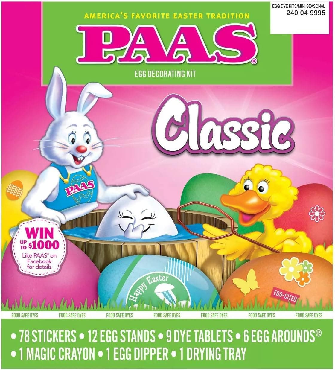 PAAS Classic Easter Egg Decorating Kit