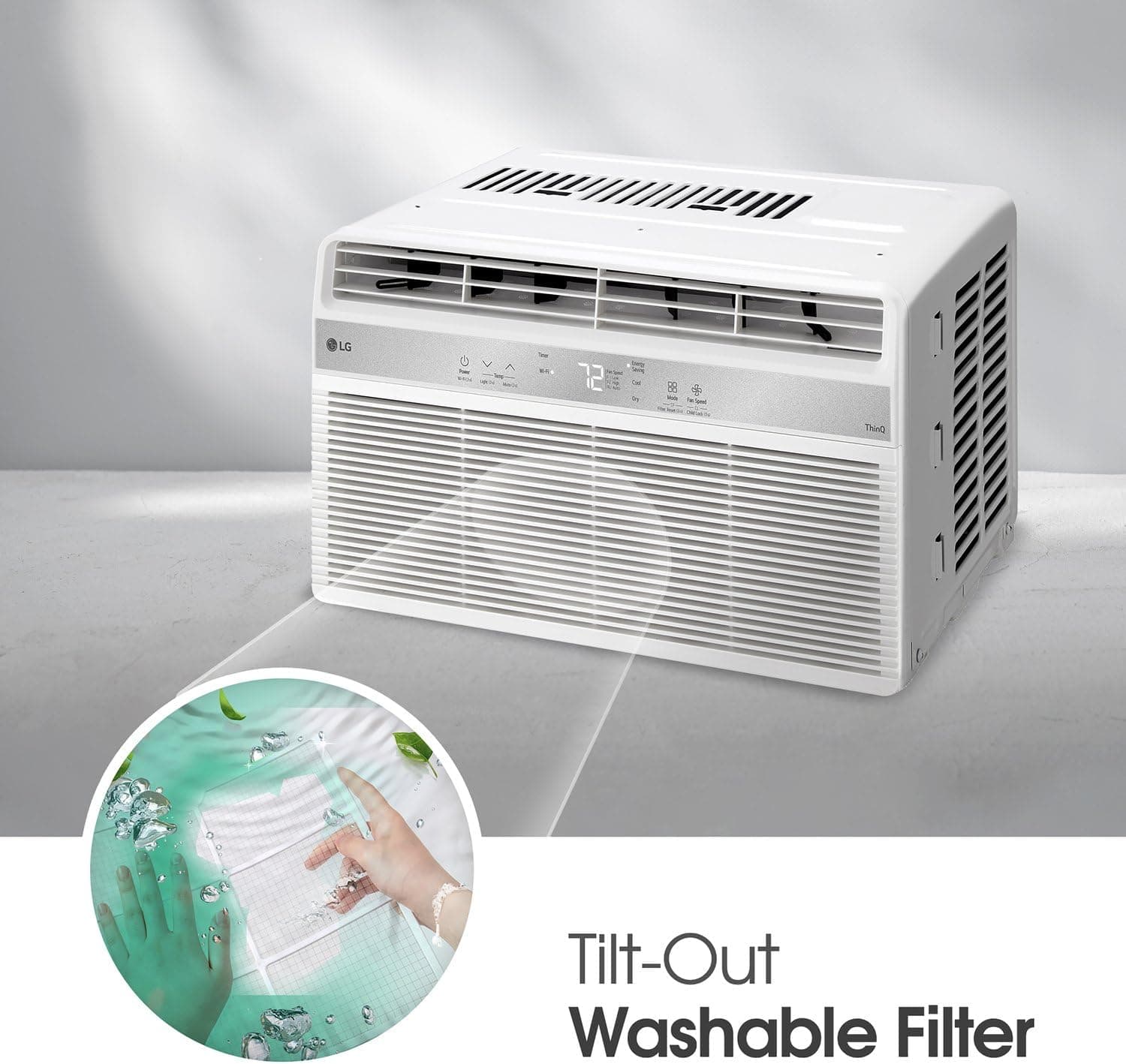 LG 8,000 BTU Smart Window Air Conditioner LW8024RSM thumbnail 5