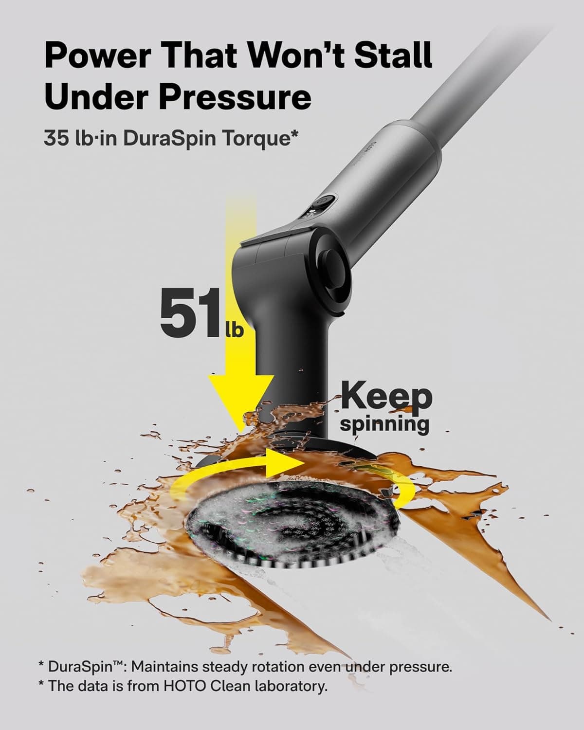 HOTO Flexi Cordless Electric Spin Scrubber thumbnail 3