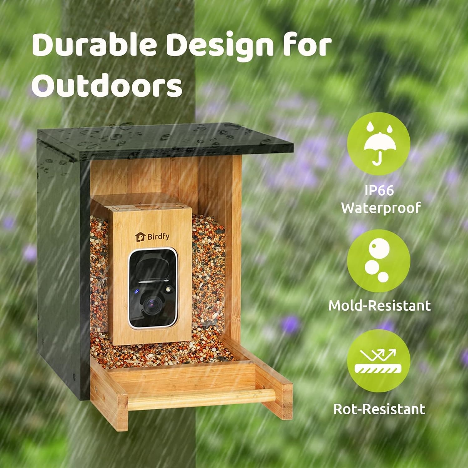 Birdfy Smart Bird Feeder Bamboo Edition thumbnail 4